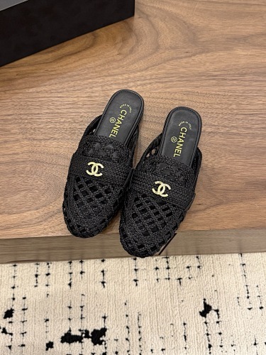 CHANEL Weave Loafer Muller shoes