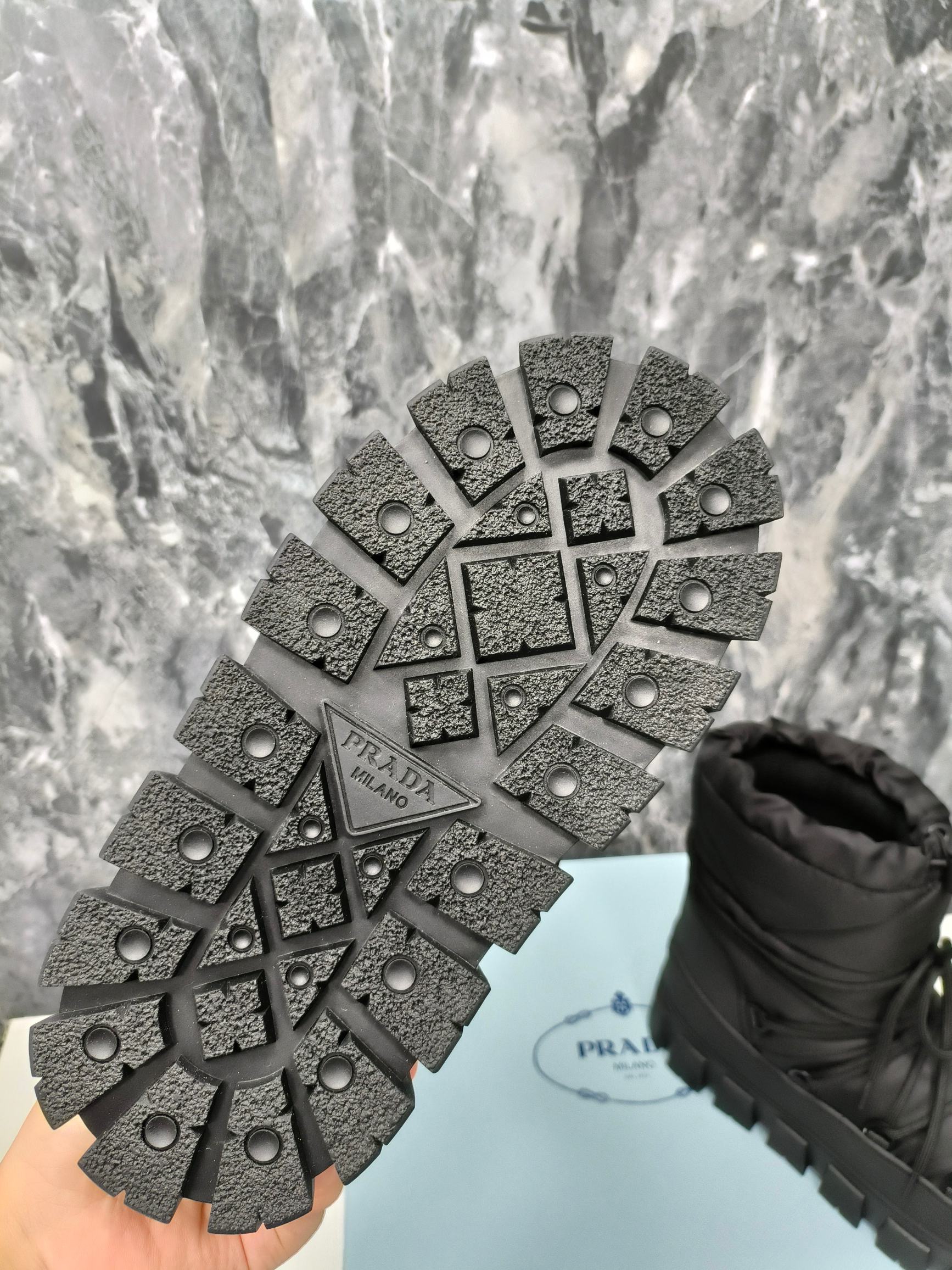 Prada Nylon gabardine snow party boots