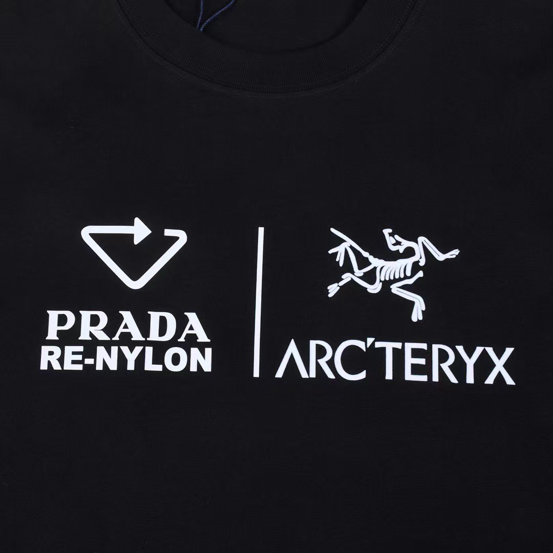 PRADA & ARC`TERYX T shirt