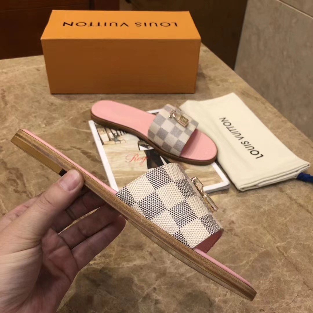 LV Locks Slippers