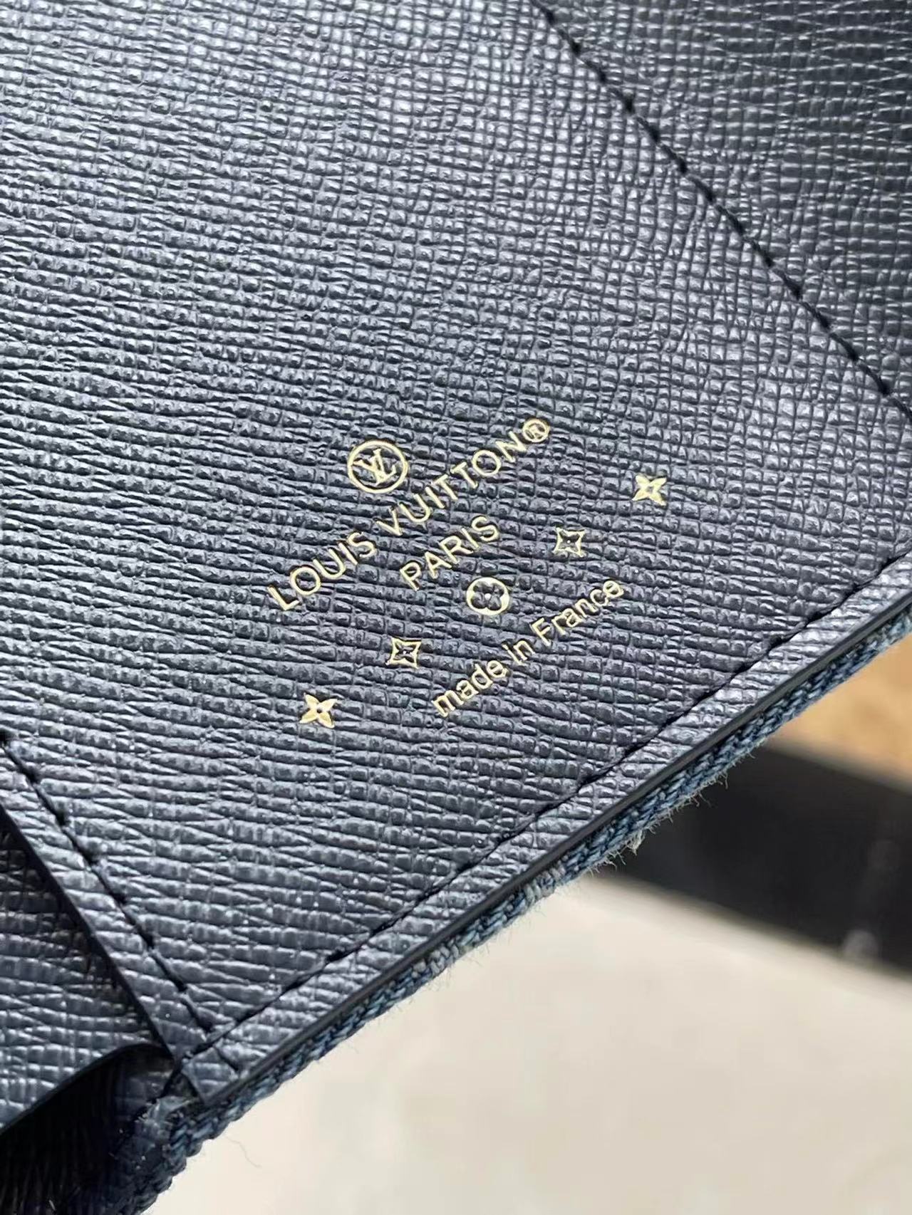 LV Denim Card case