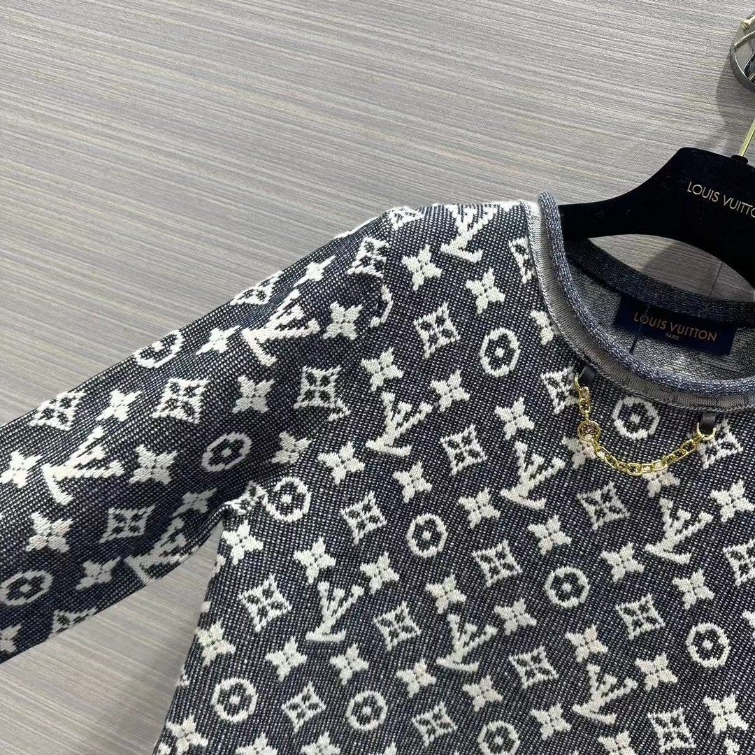 LV Monogram Jacquard Pullover
