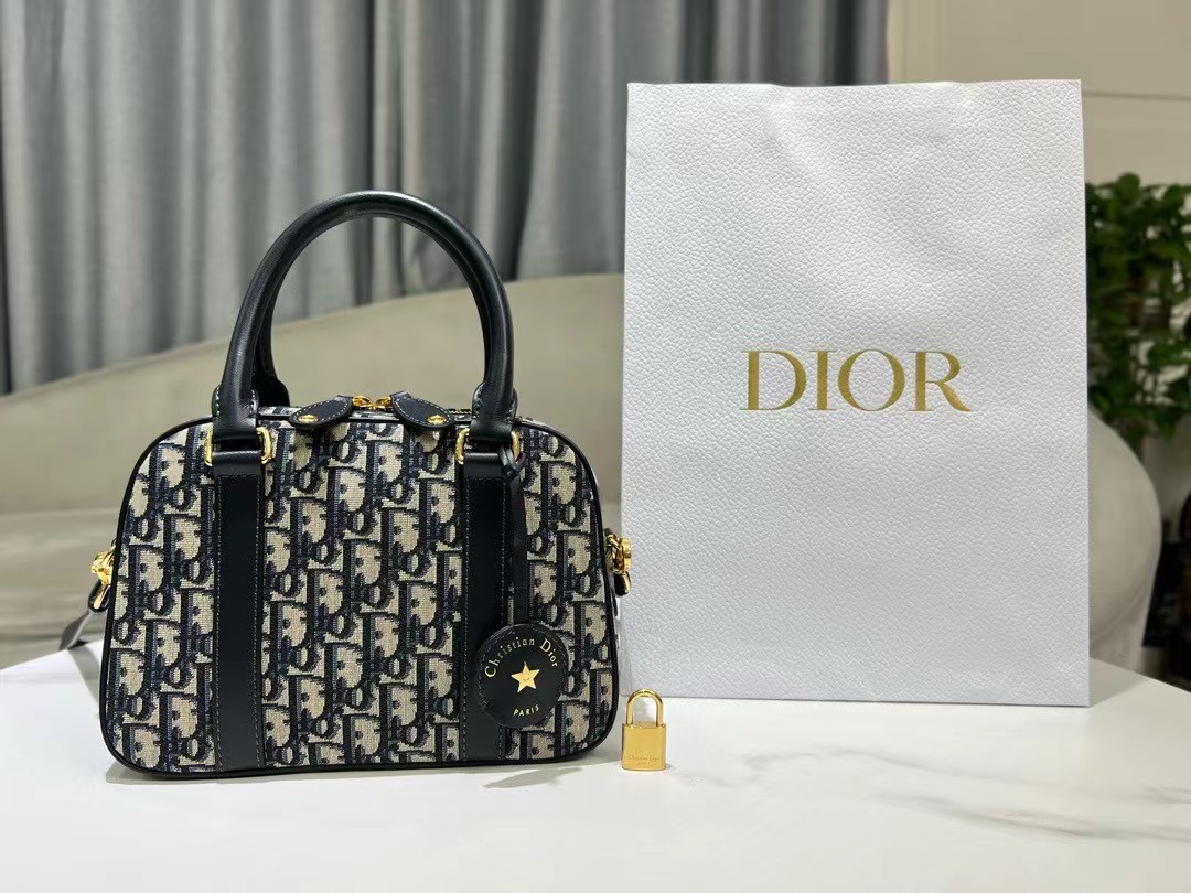 DIOR Medium D-Vibe Bowling Bag