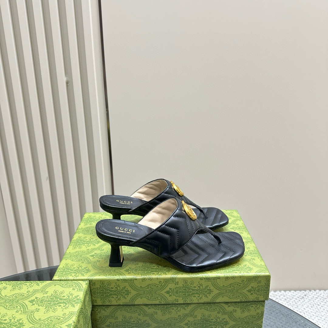 GUCCI Heel Slippers