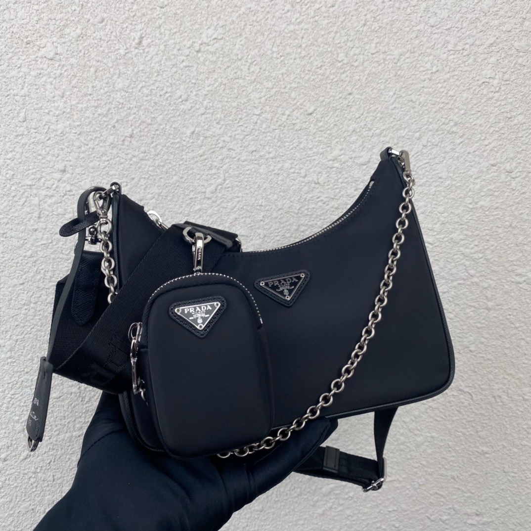 PRADA nylon Hobo underarm bag