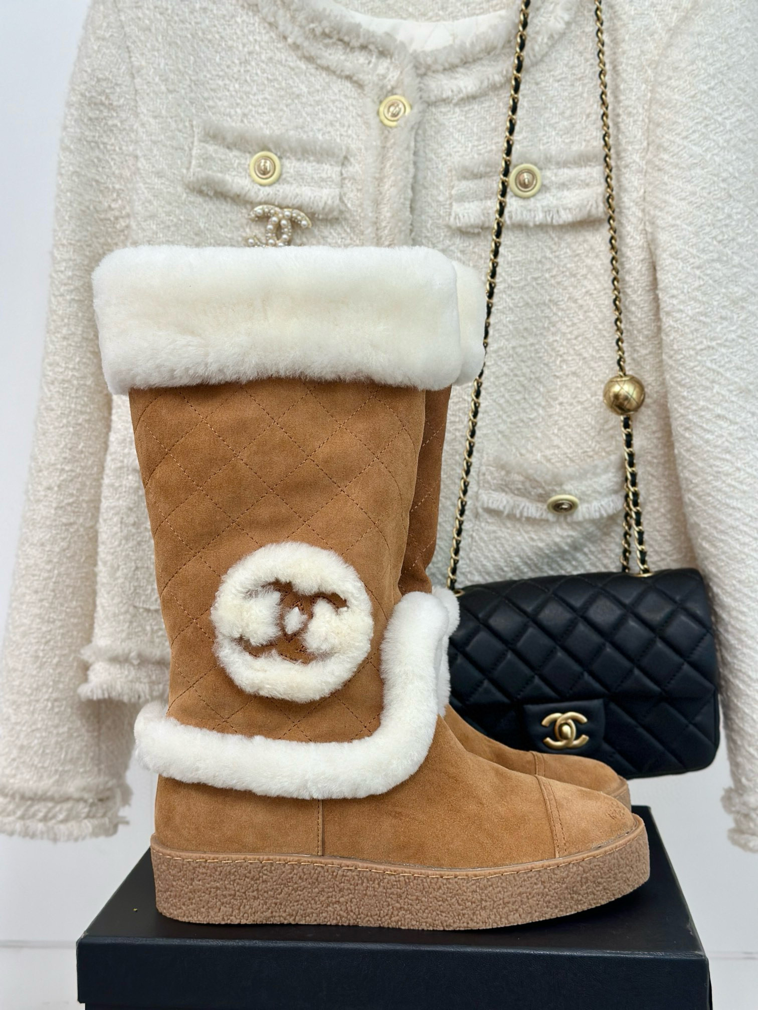 CHANEL Snow Boots