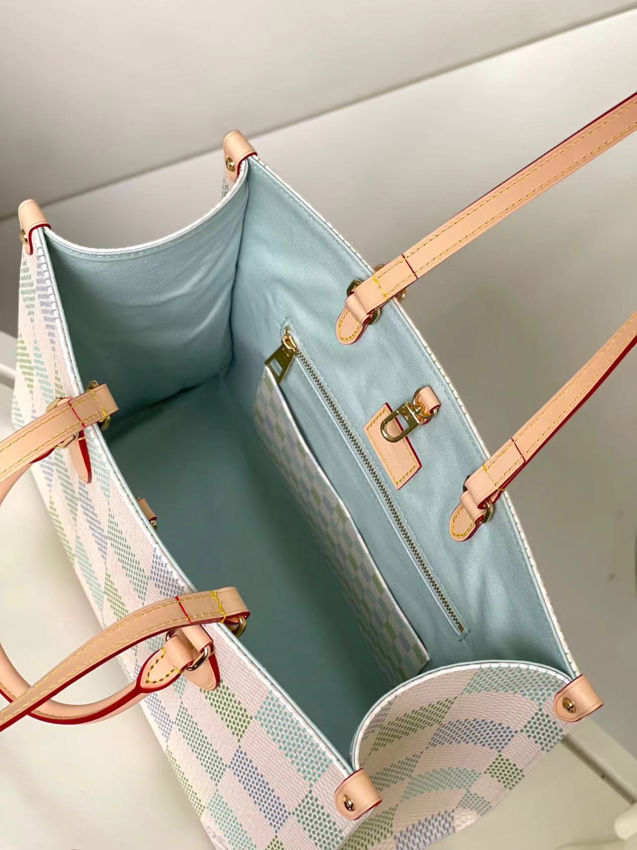 Louis Vuitton speedy Checkerboard square bag mommy bag series