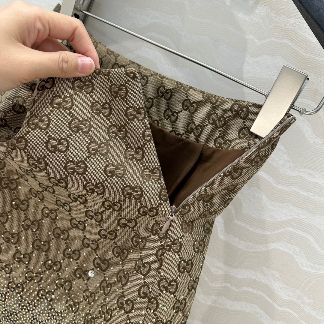 GUCCI Crystal Skirt