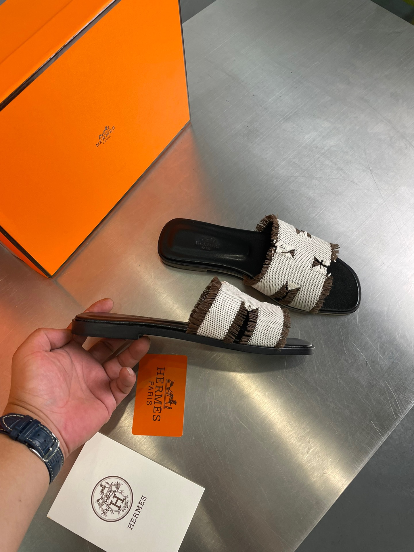 HERMES Oran Slippers