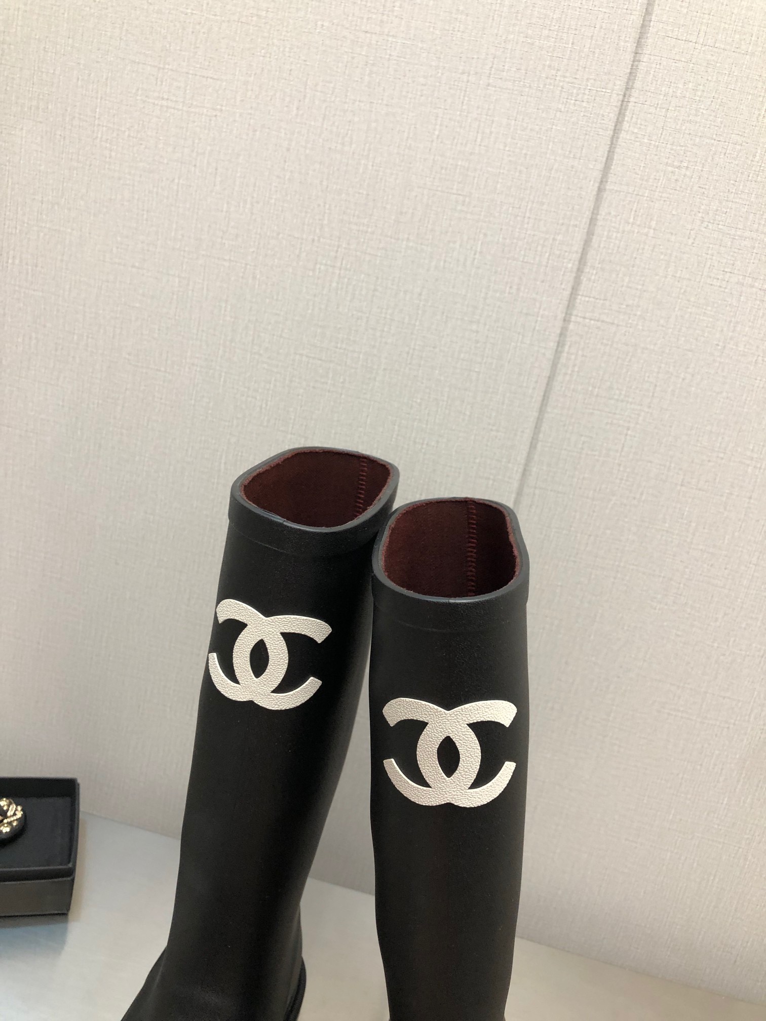 CHANEL PVC Rain Boots