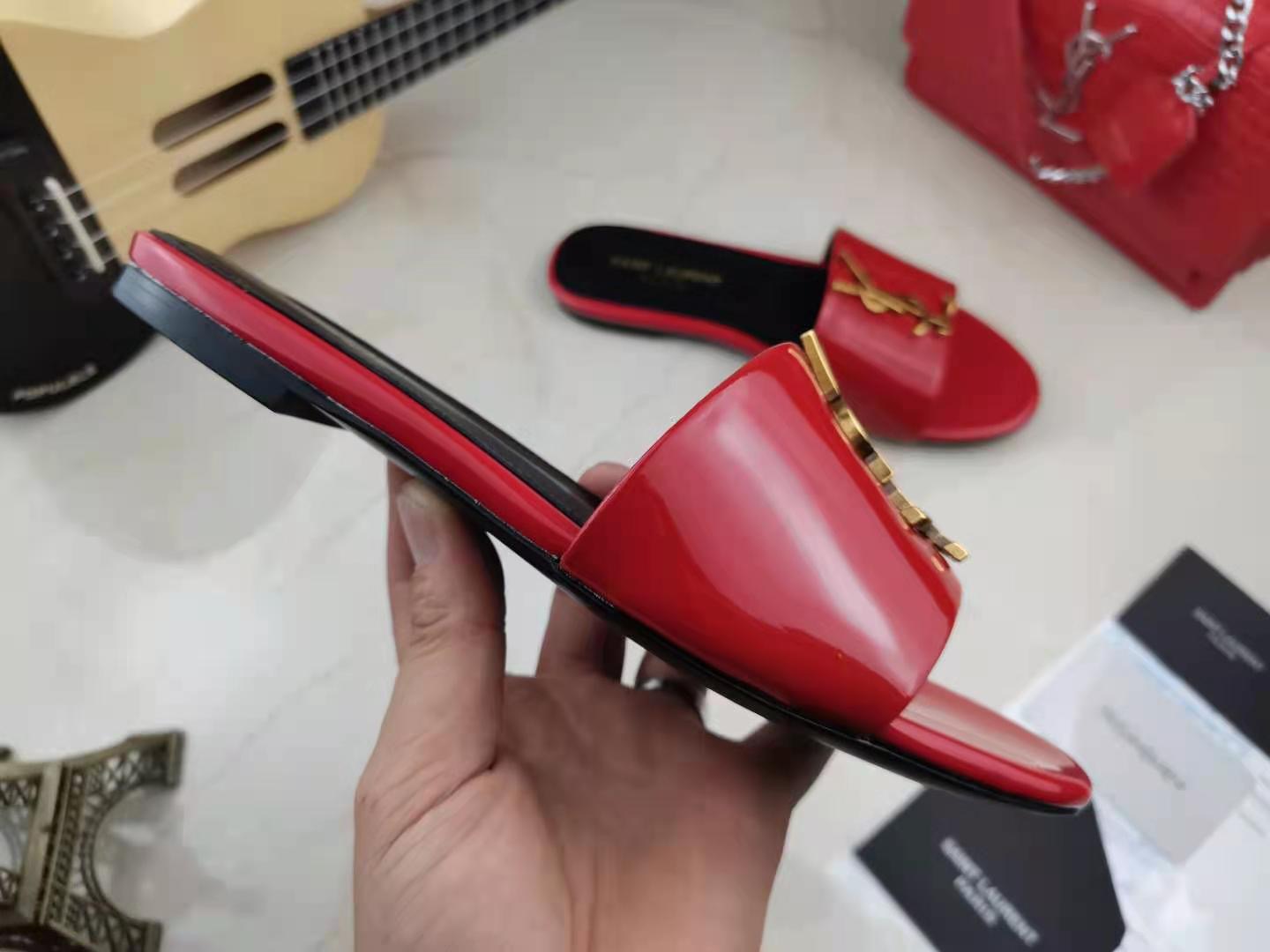 YSL Flat Slippers