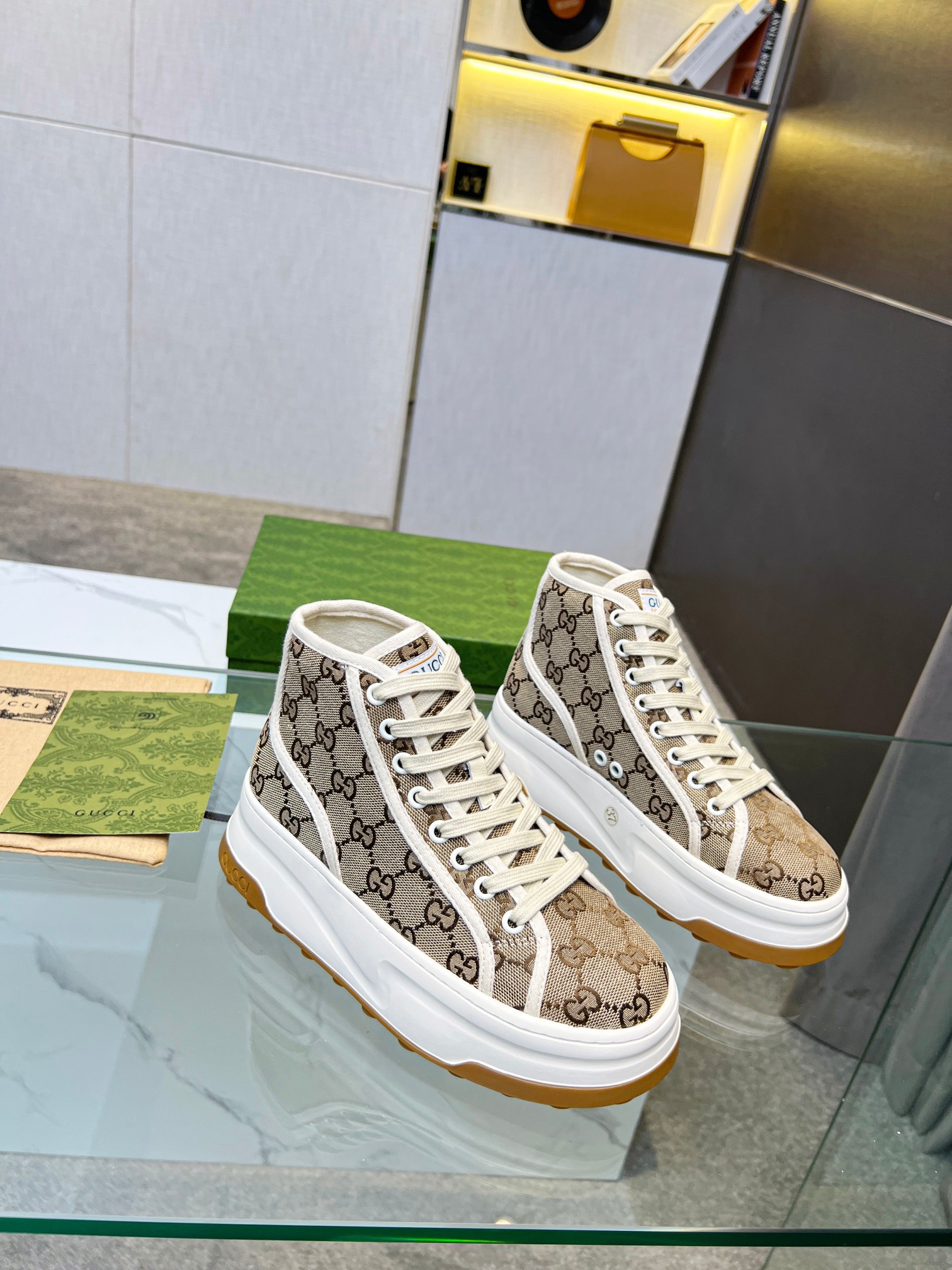 GUCCI high-top sneakers