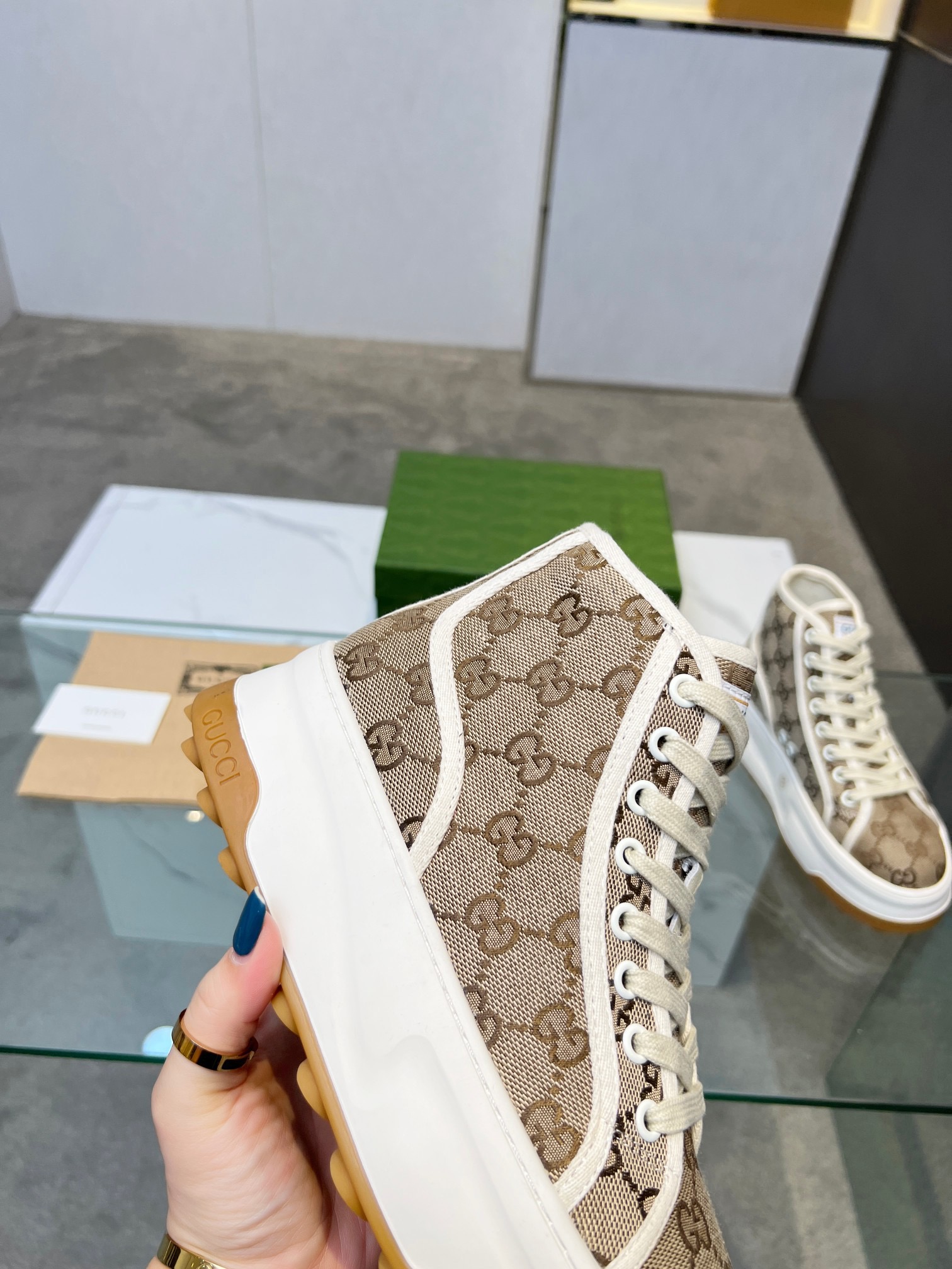 GUCCI high-top sneakers