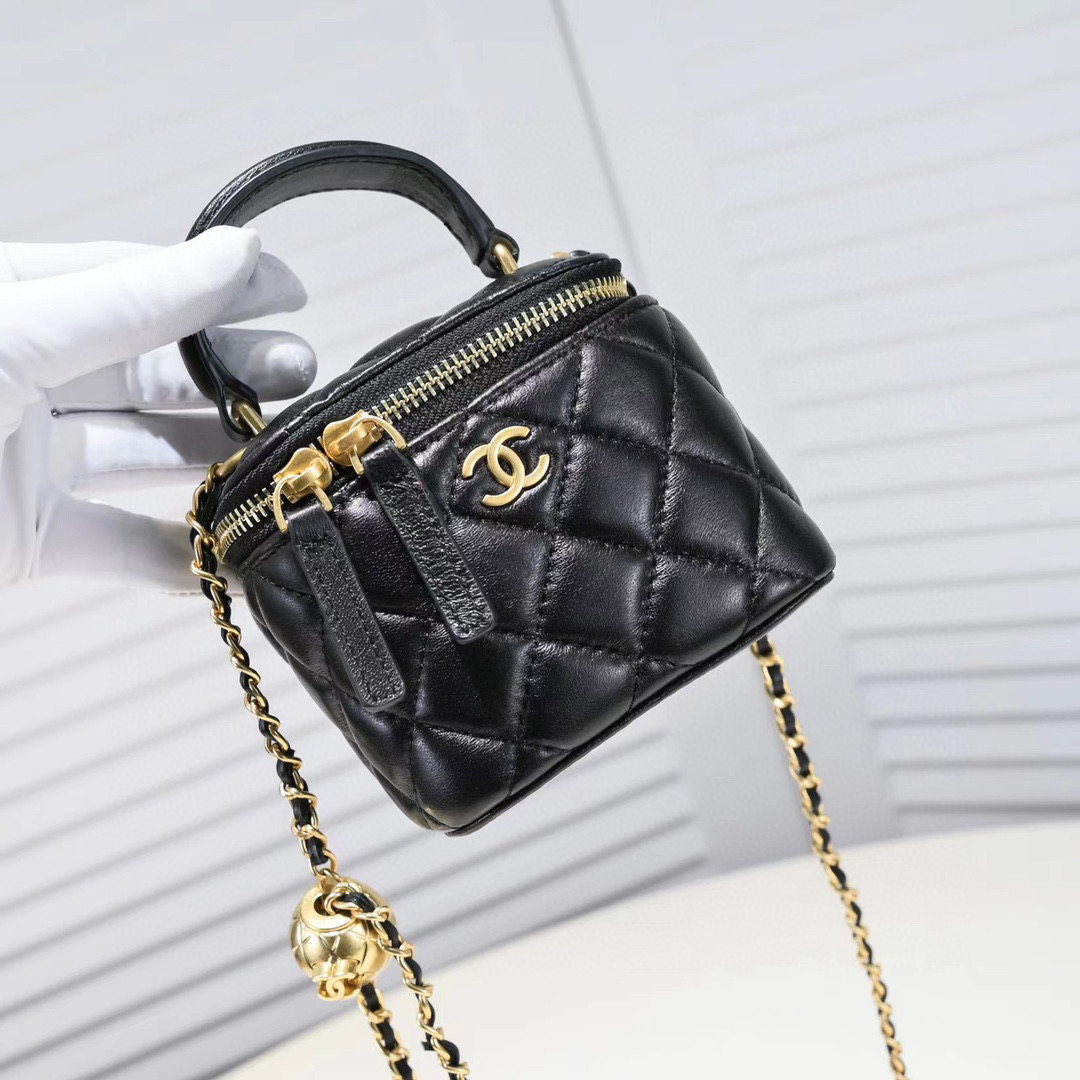 CHANEL Small portable makeup case