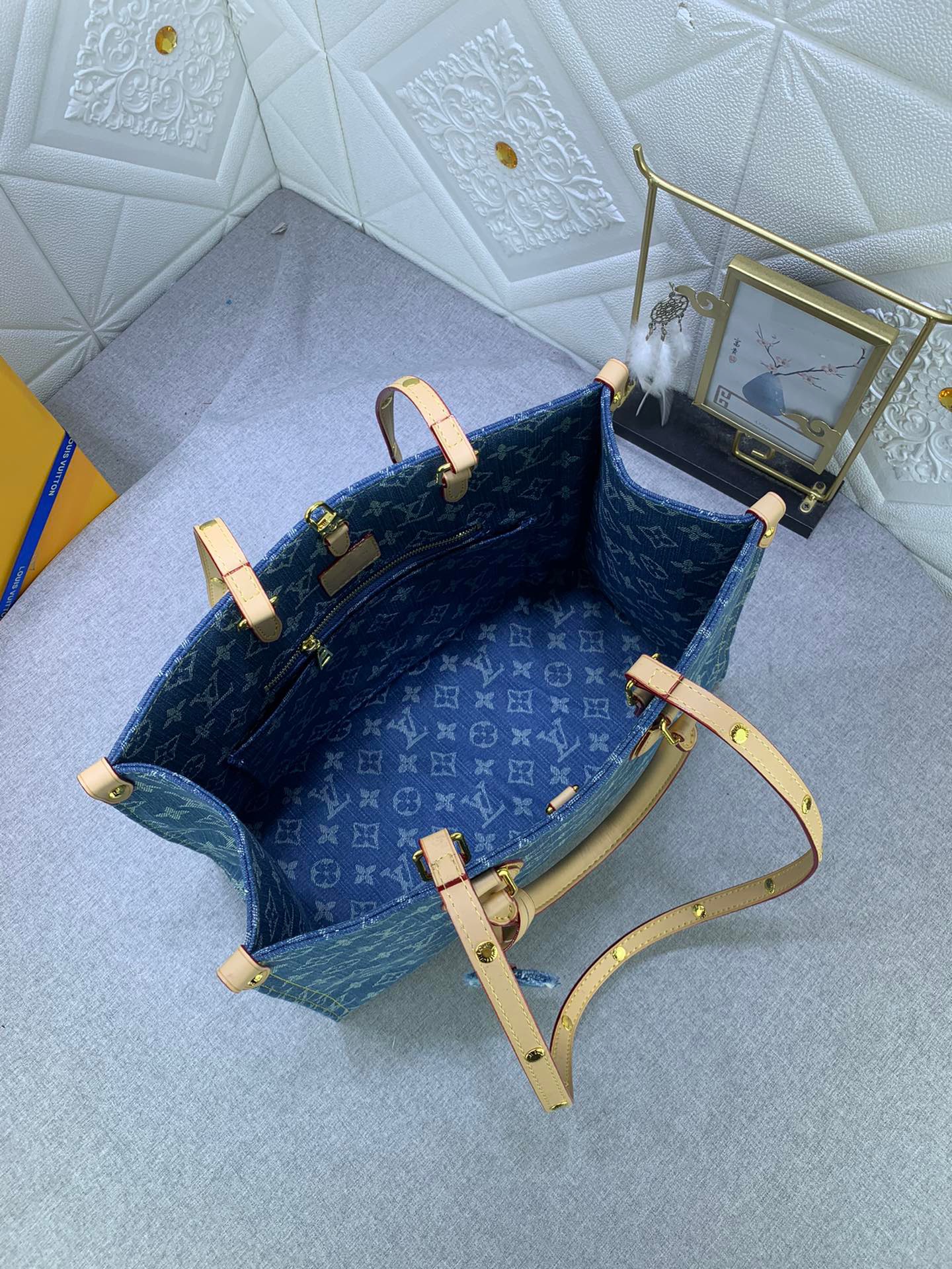 LV Onthego Denim Handbag