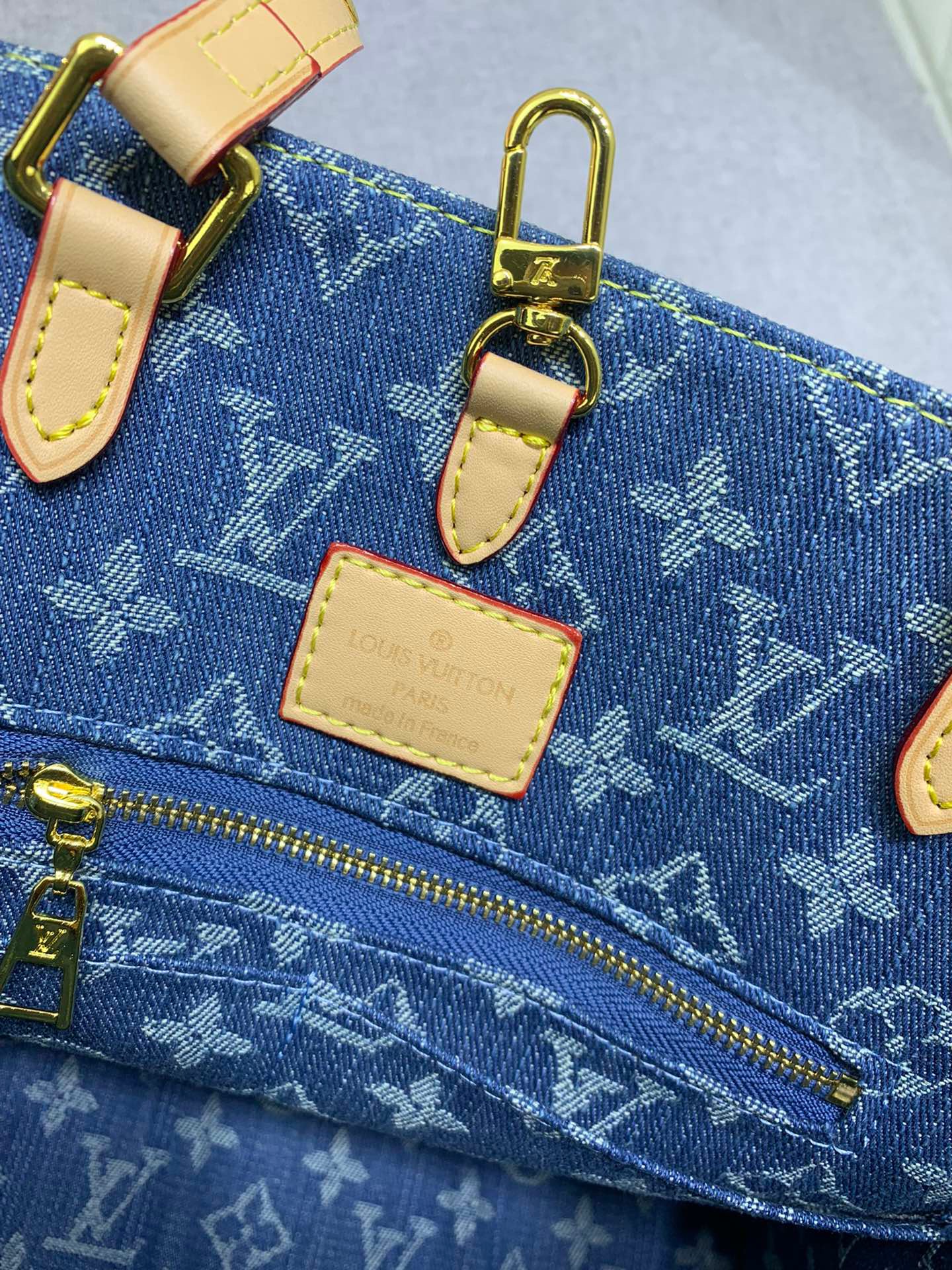 LV Onthego Denim Handbag