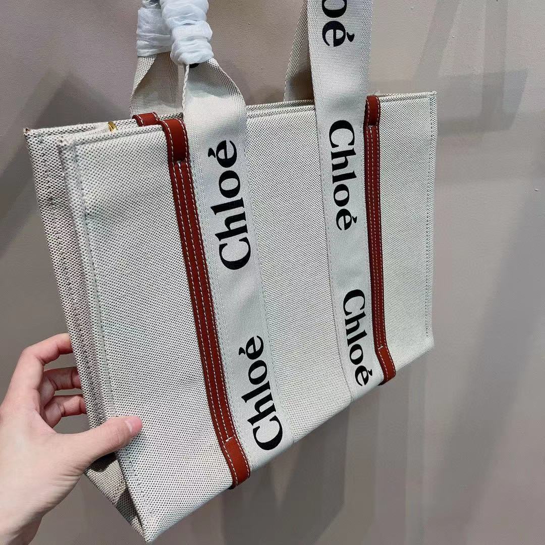 Chloé Canvas shopping bag
