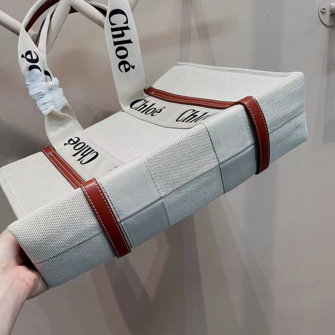 Chloé Canvas shopping bag