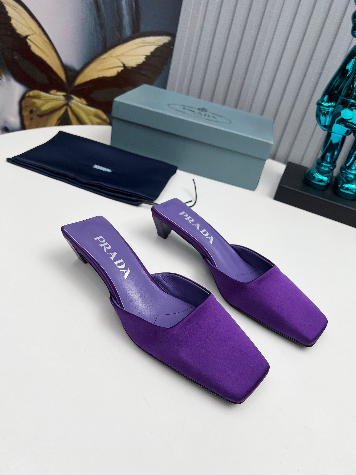 PRADA Silk Satin Muggles