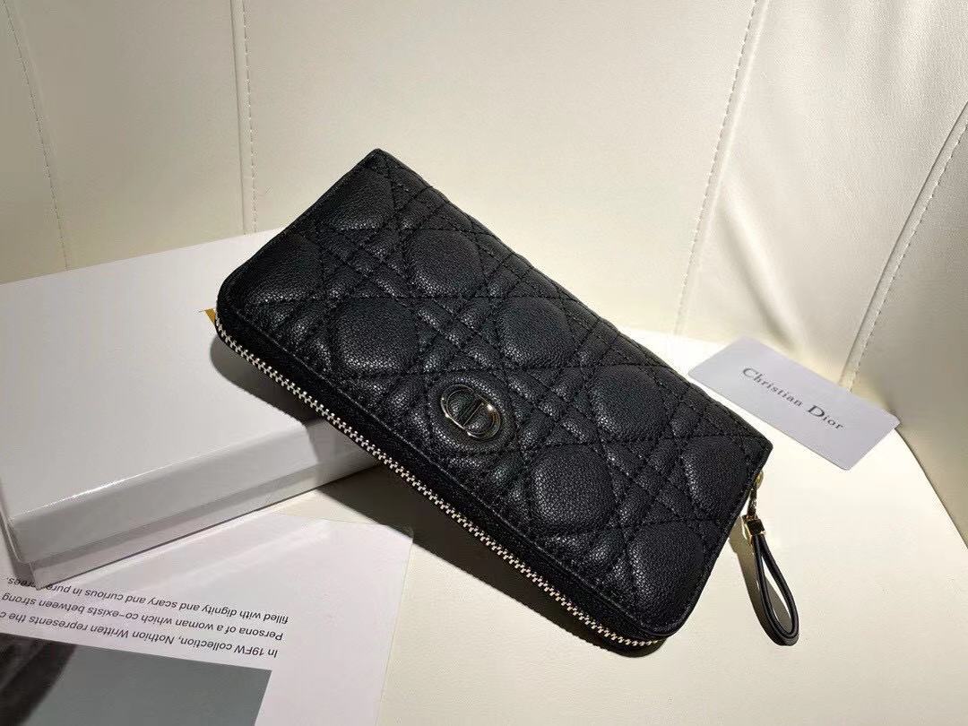 DIOR Caro Long Flap Wallet
