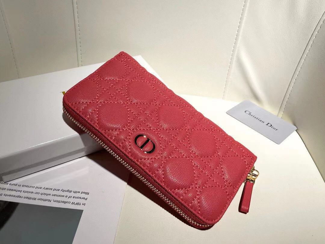DIOR Caro Long Flap Wallet