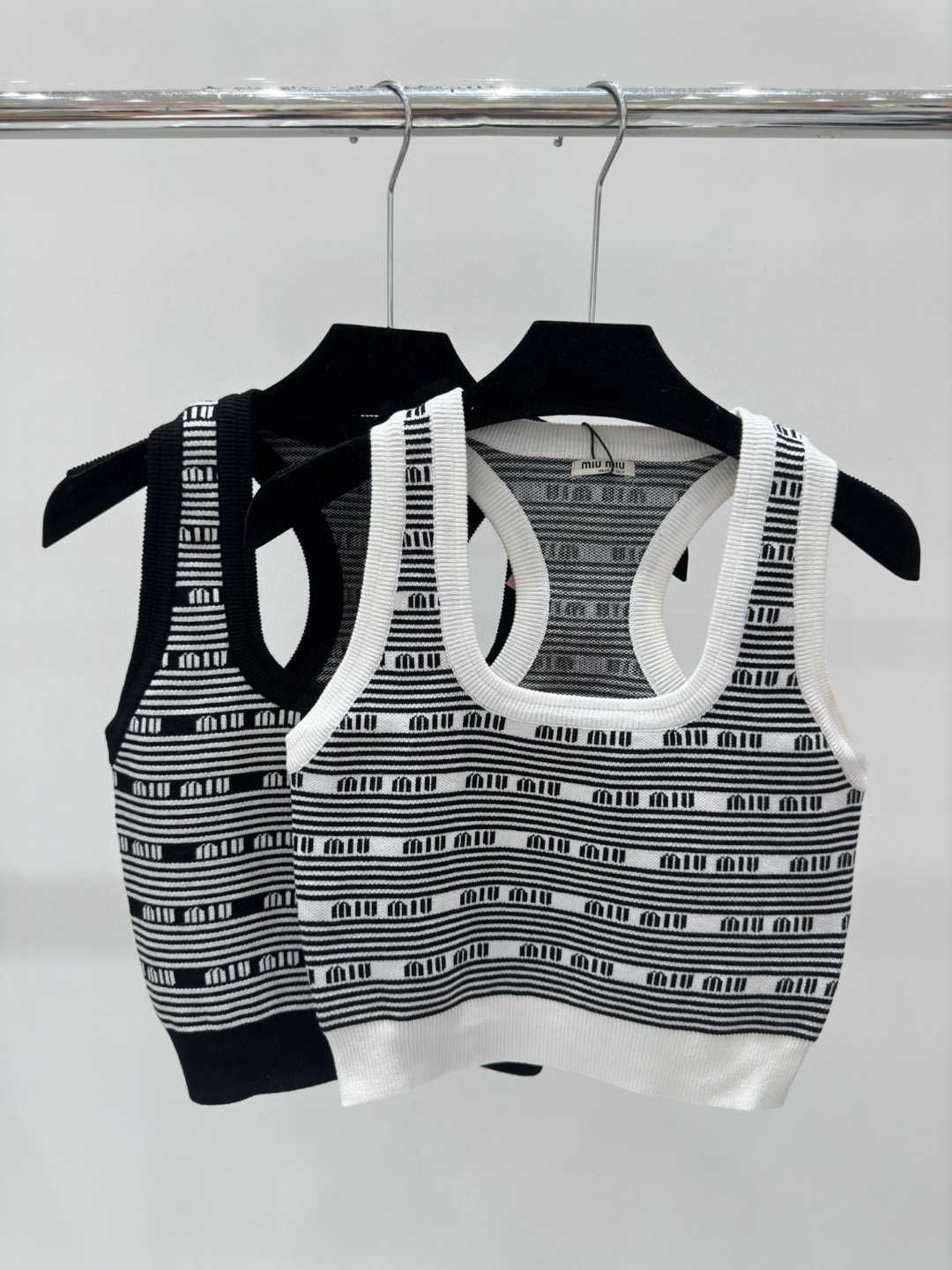 Miu Miu Knit crew neck vest