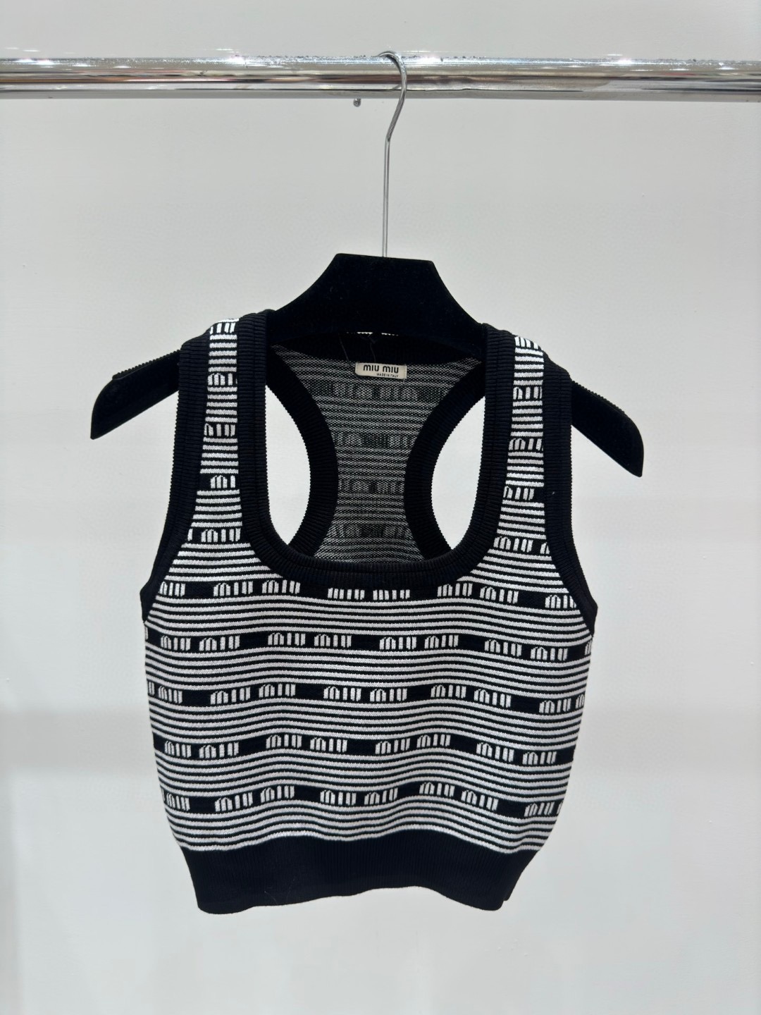 Miu Miu Knit crew neck vest