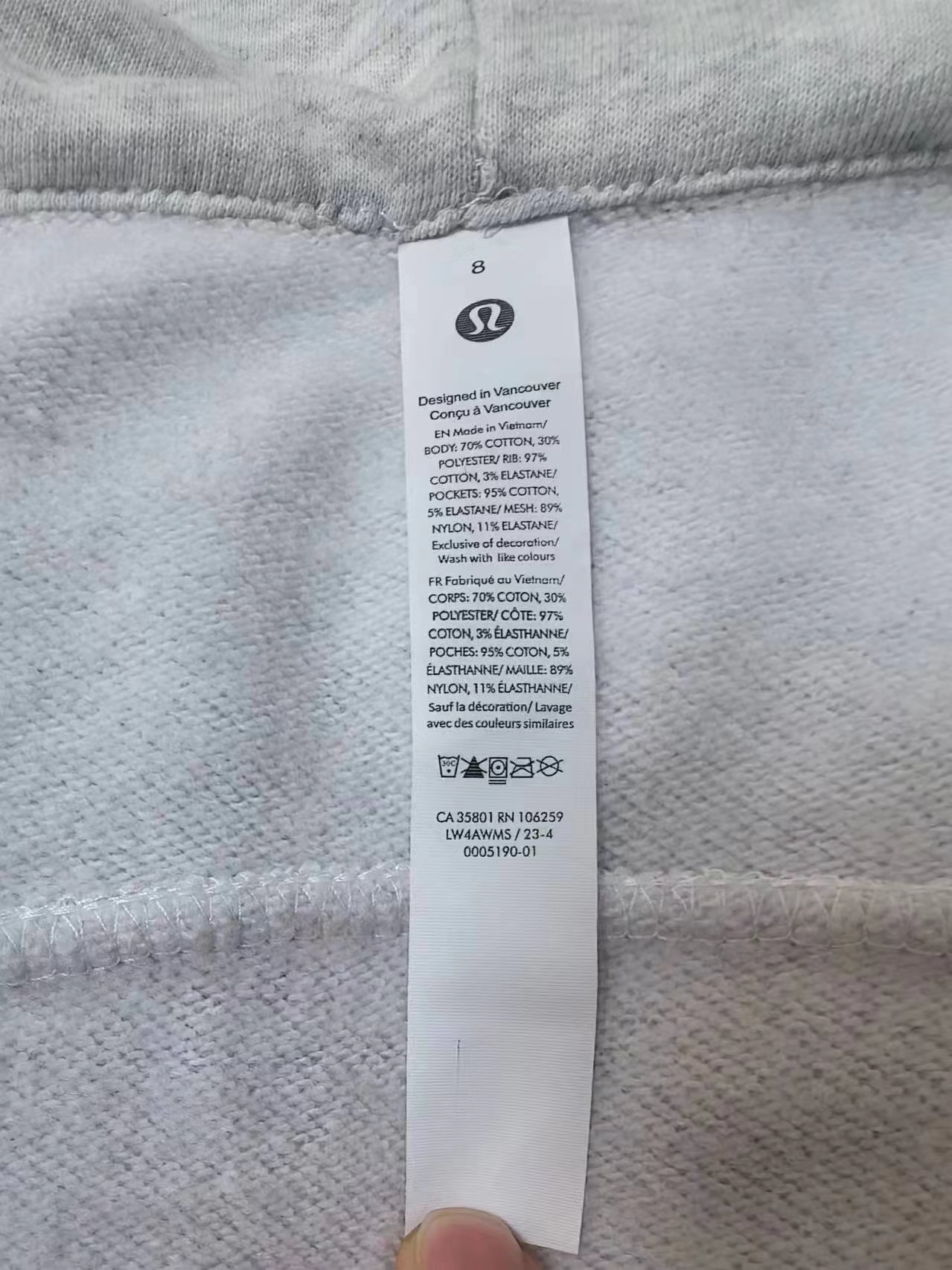 Lululemon Scuba Women's full-zip slim-fit long-sleeved hoodie