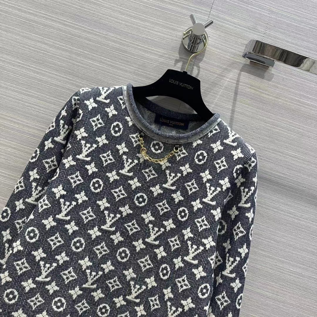 LV Monogram Jacquard Pullover