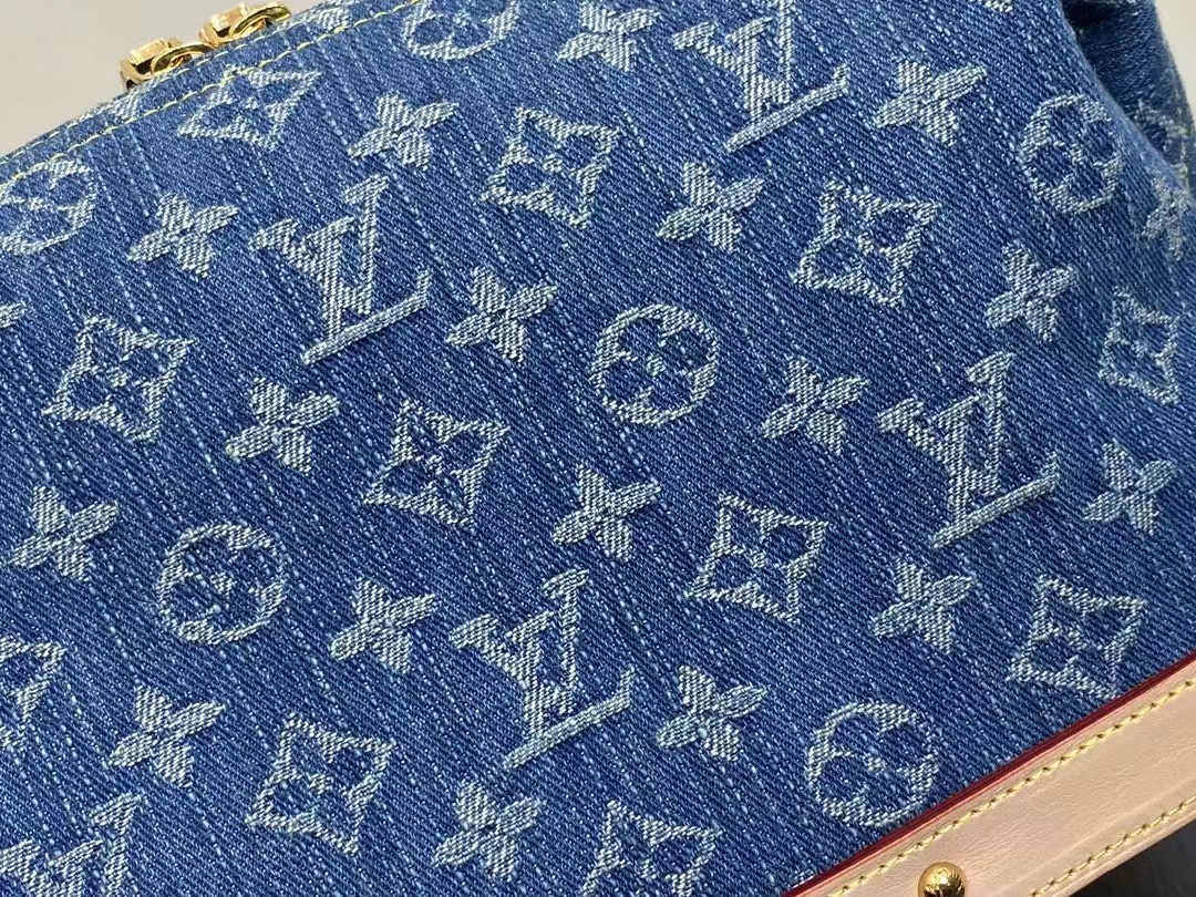 LV Pochette Denim Handbag