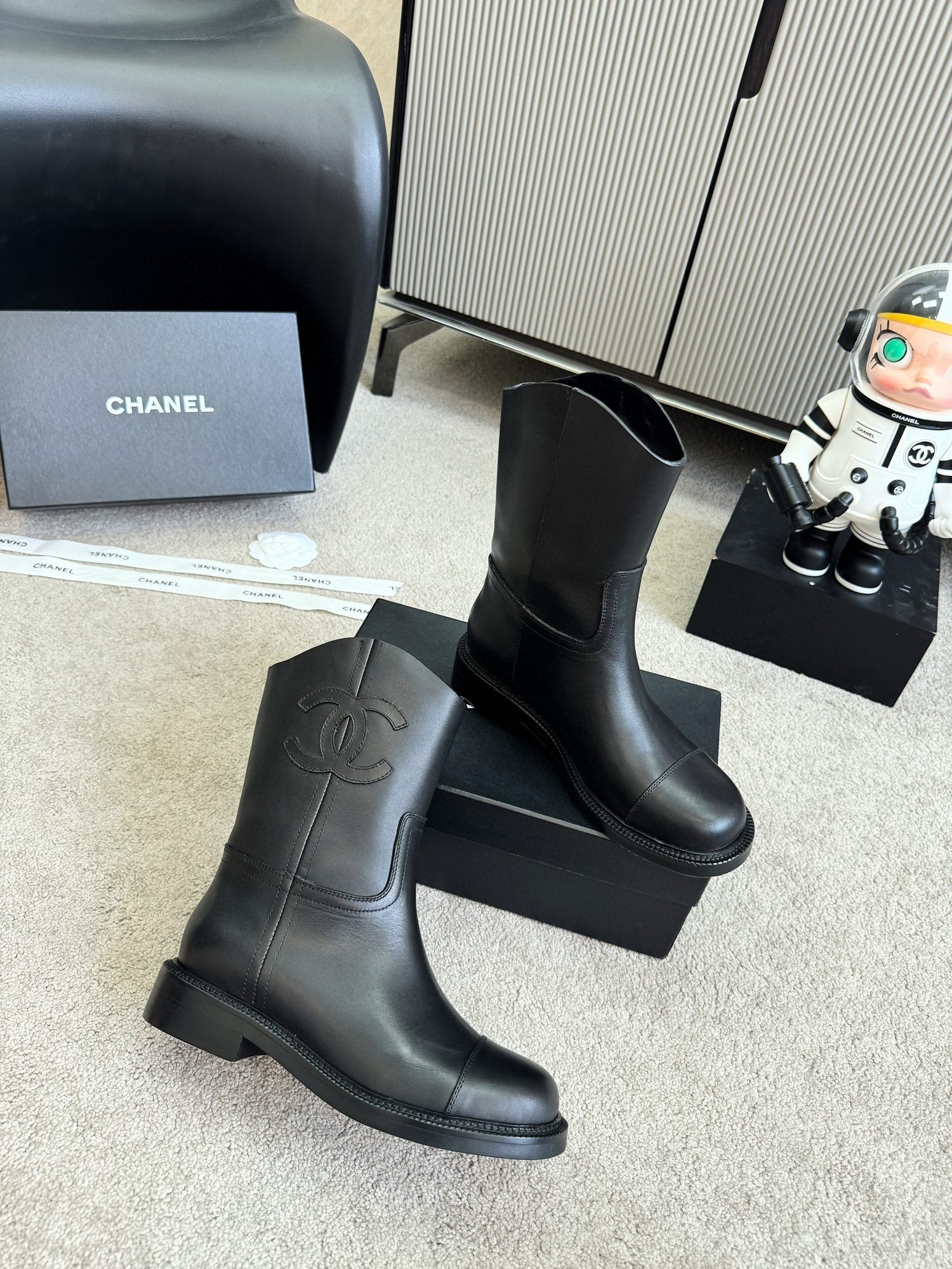 CHANEL knight boots