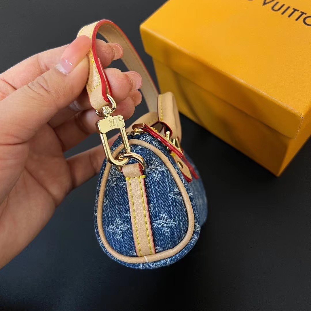 LV Mini Speed Denim Bag