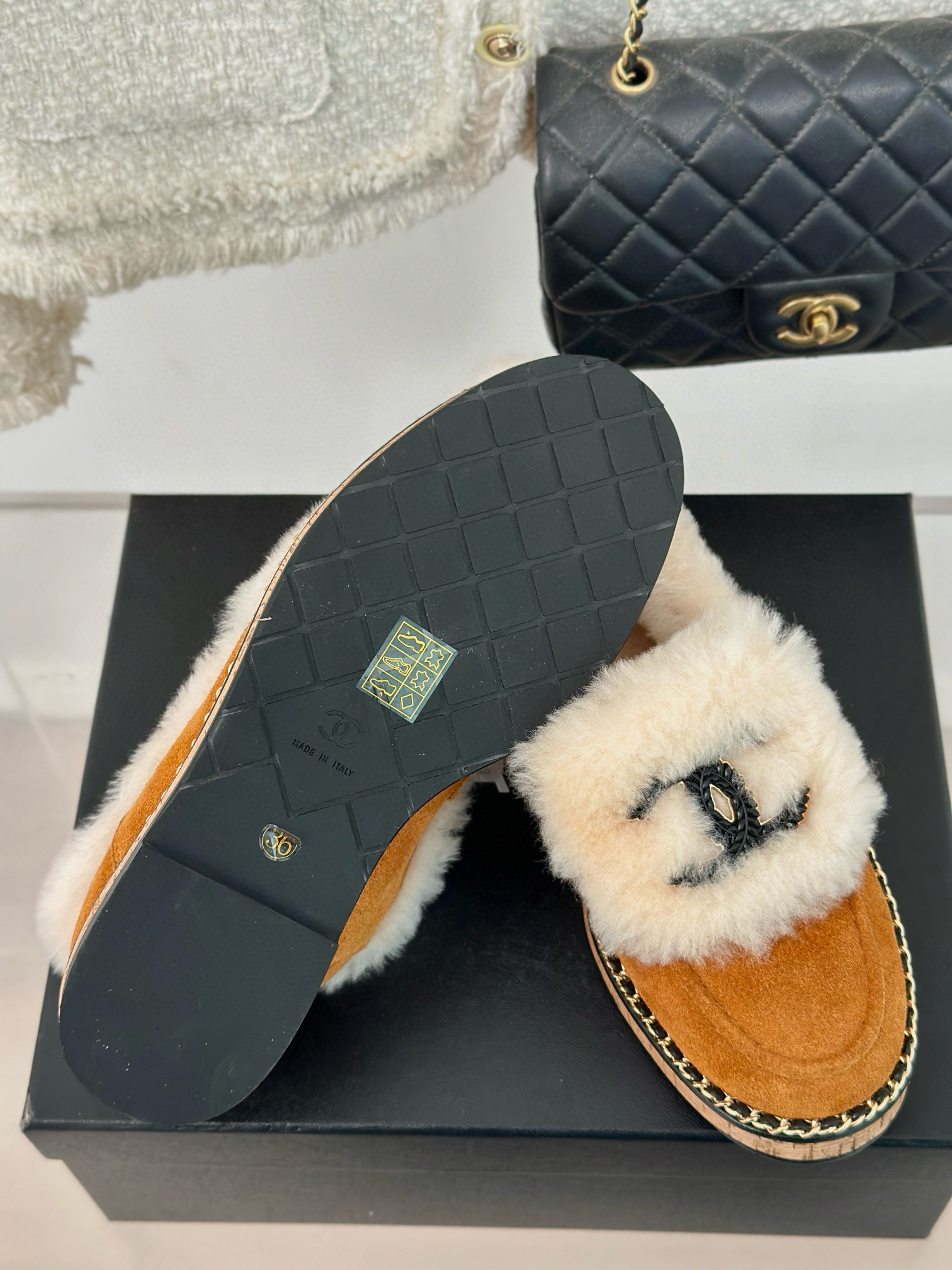 CHANEL Wool loafers