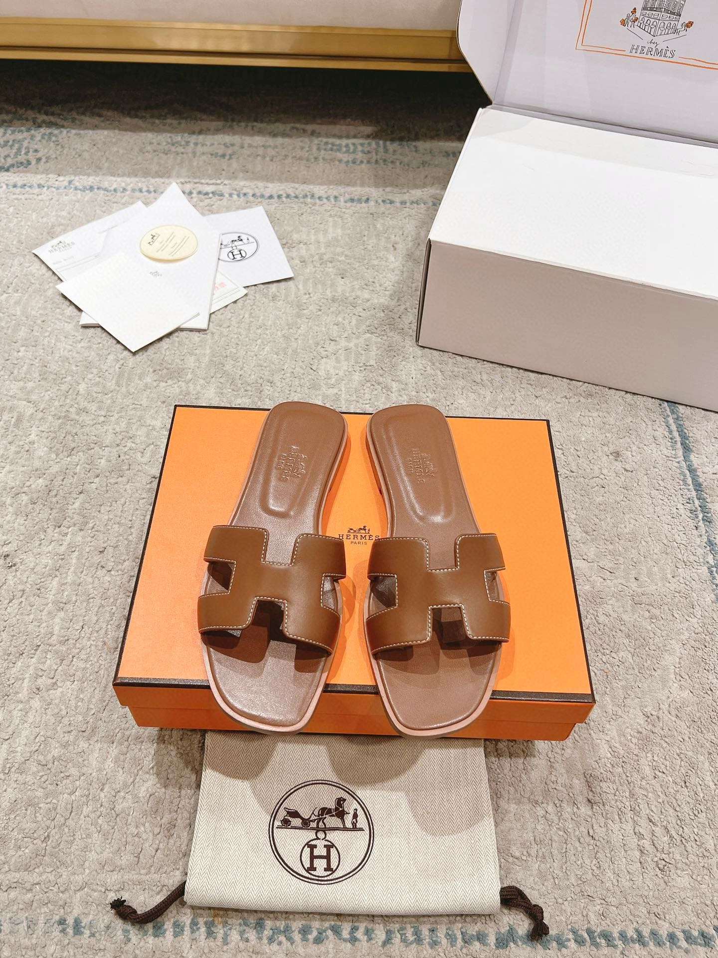 Hermès Classic H Slippers