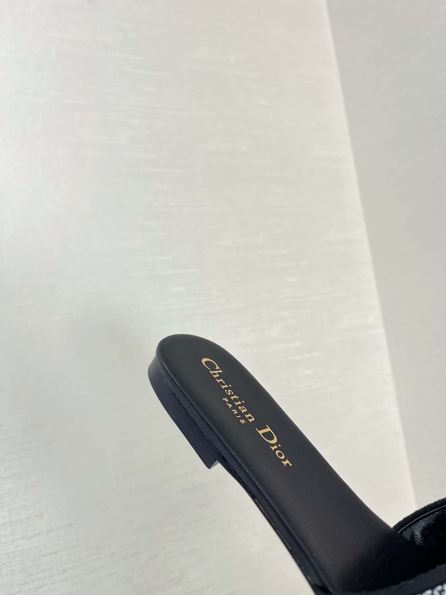 DIOR Latest Popular Miss Dior Graffiti Logo Embroidery SLIDES