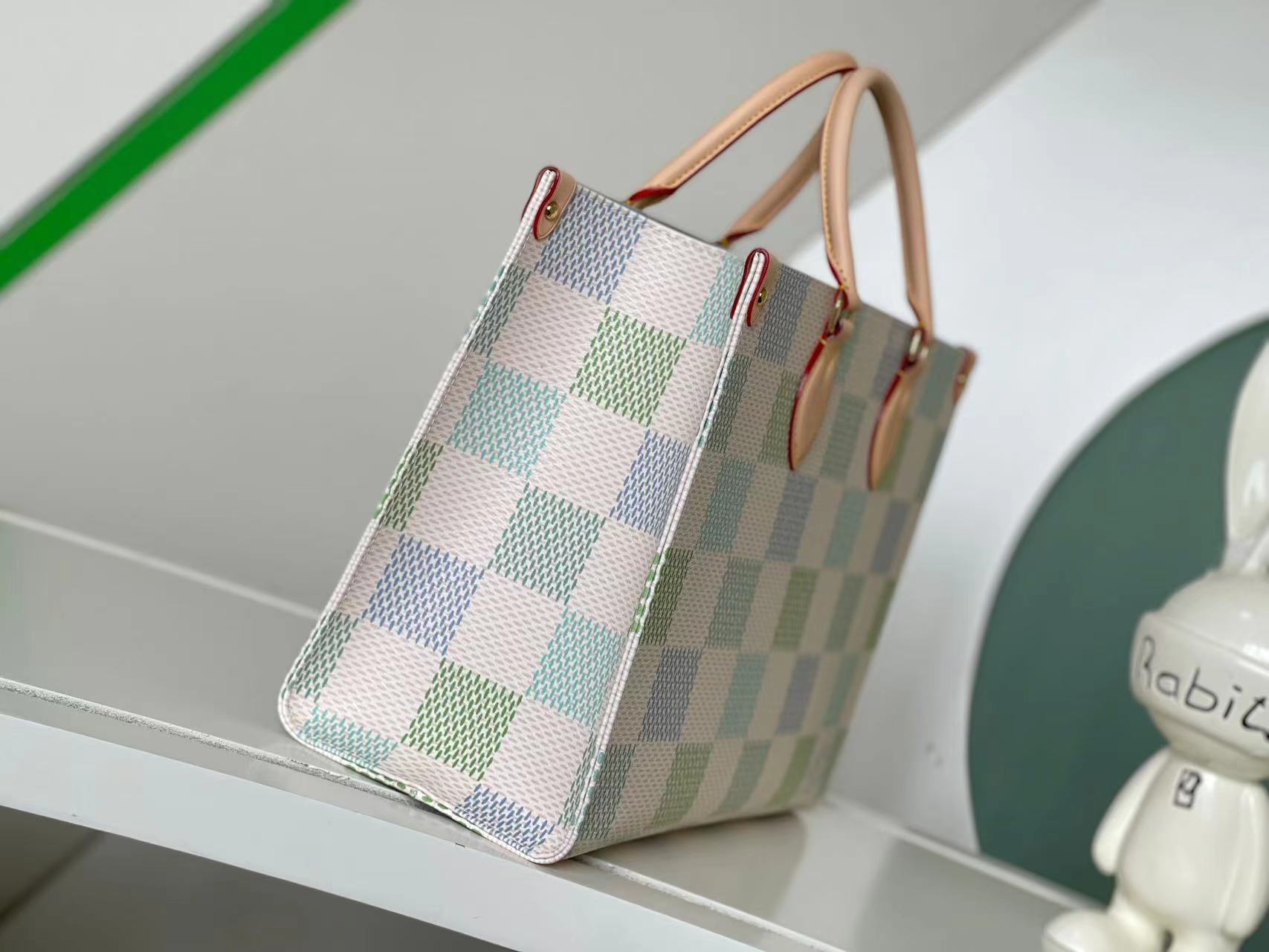 Louis Vuitton speedy Checkerboard square bag mommy bag series