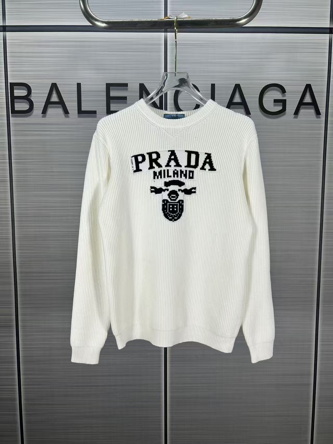 Prada classic letter sweater knitwear