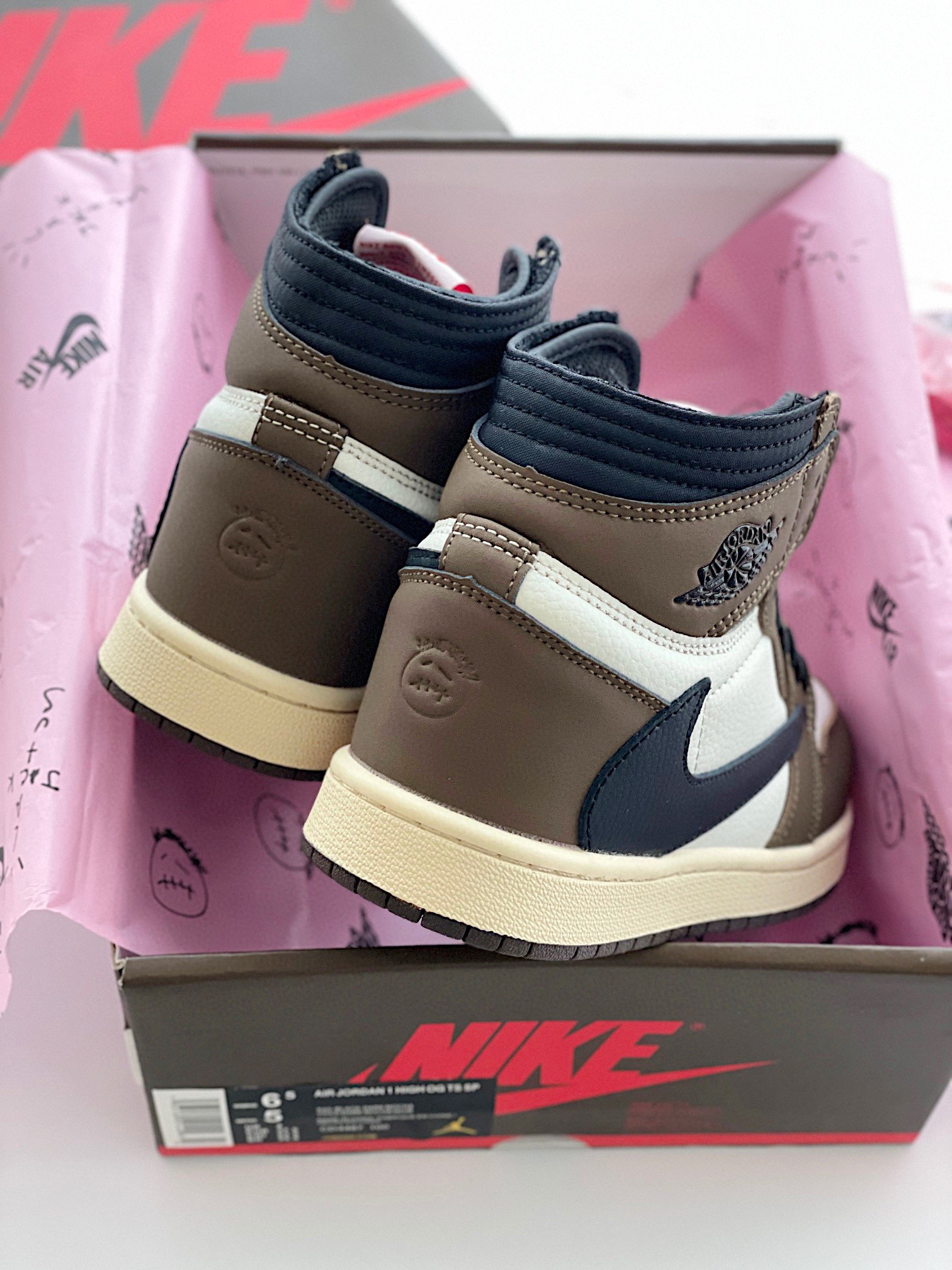 NIKE Three-party co-branded TS barbed children's shoes
