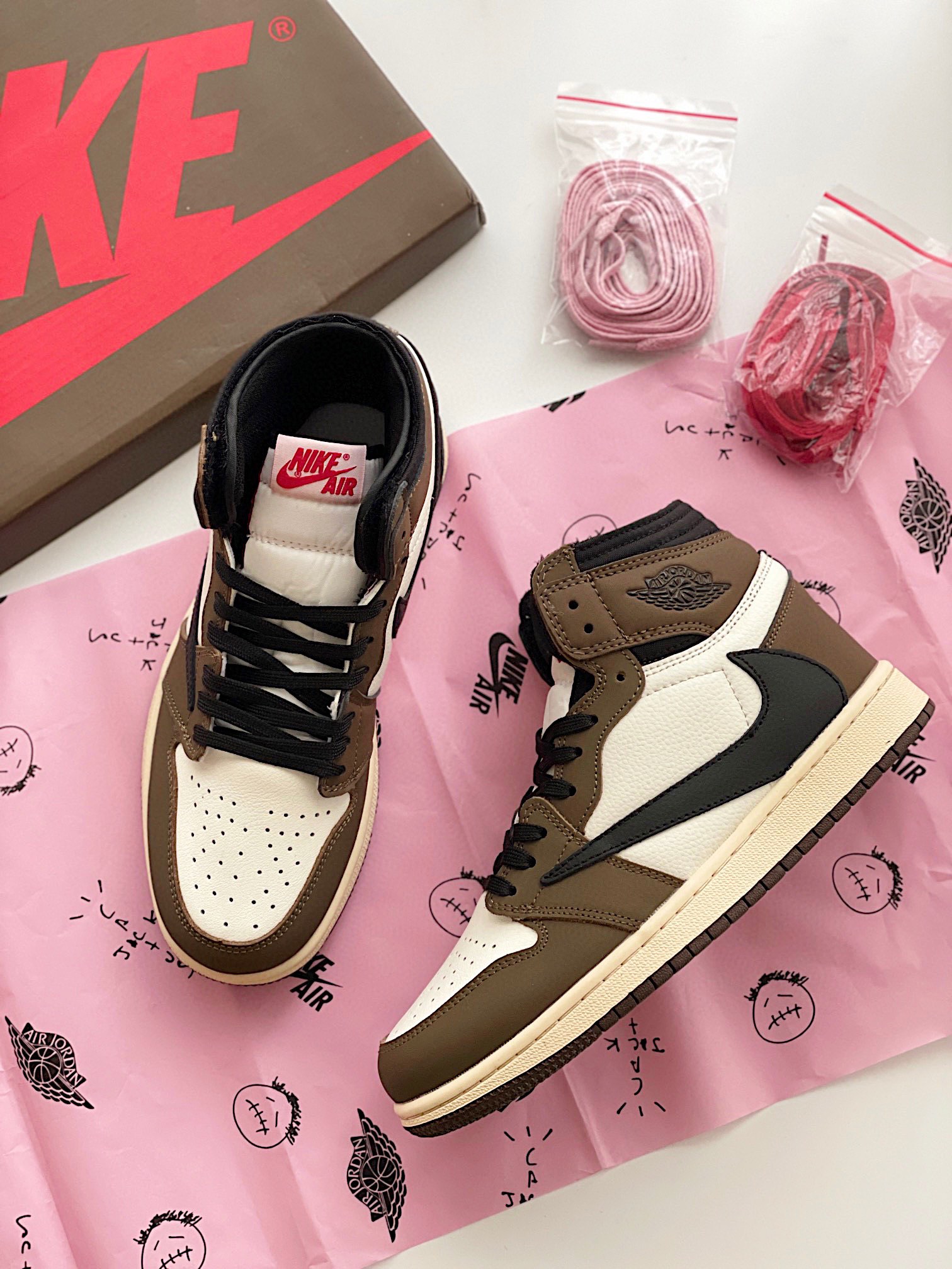 NIKE Three-party co-branded TS barbed children's shoes