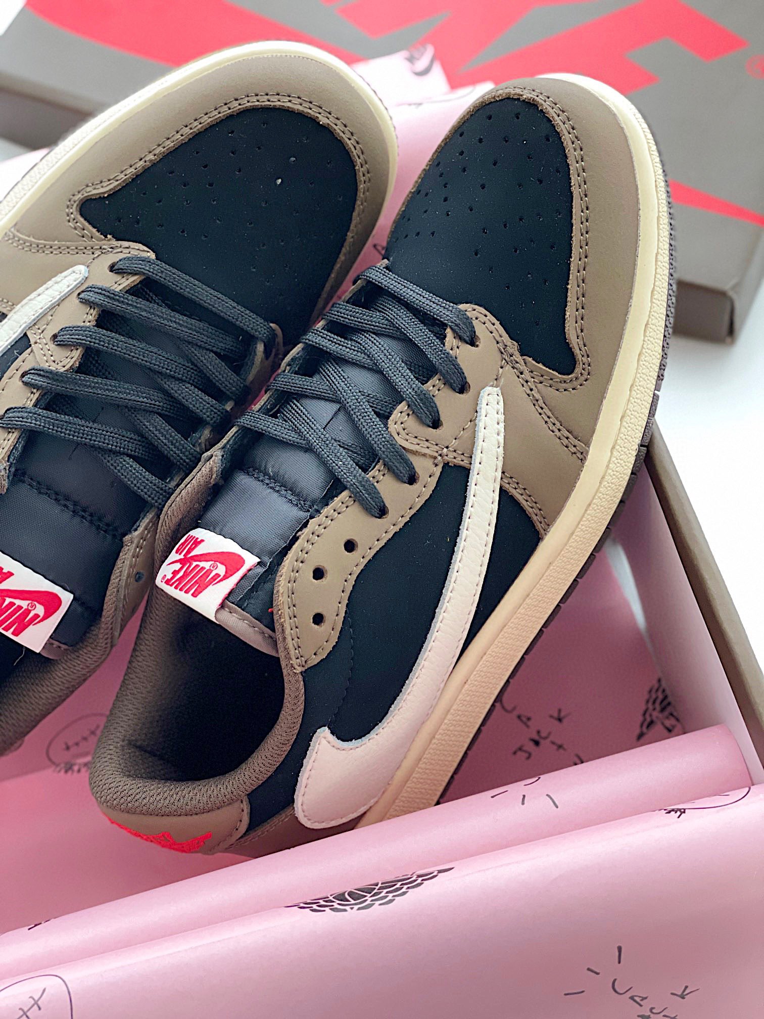 NIKE Three-party co-branded TS barbed children's shoes