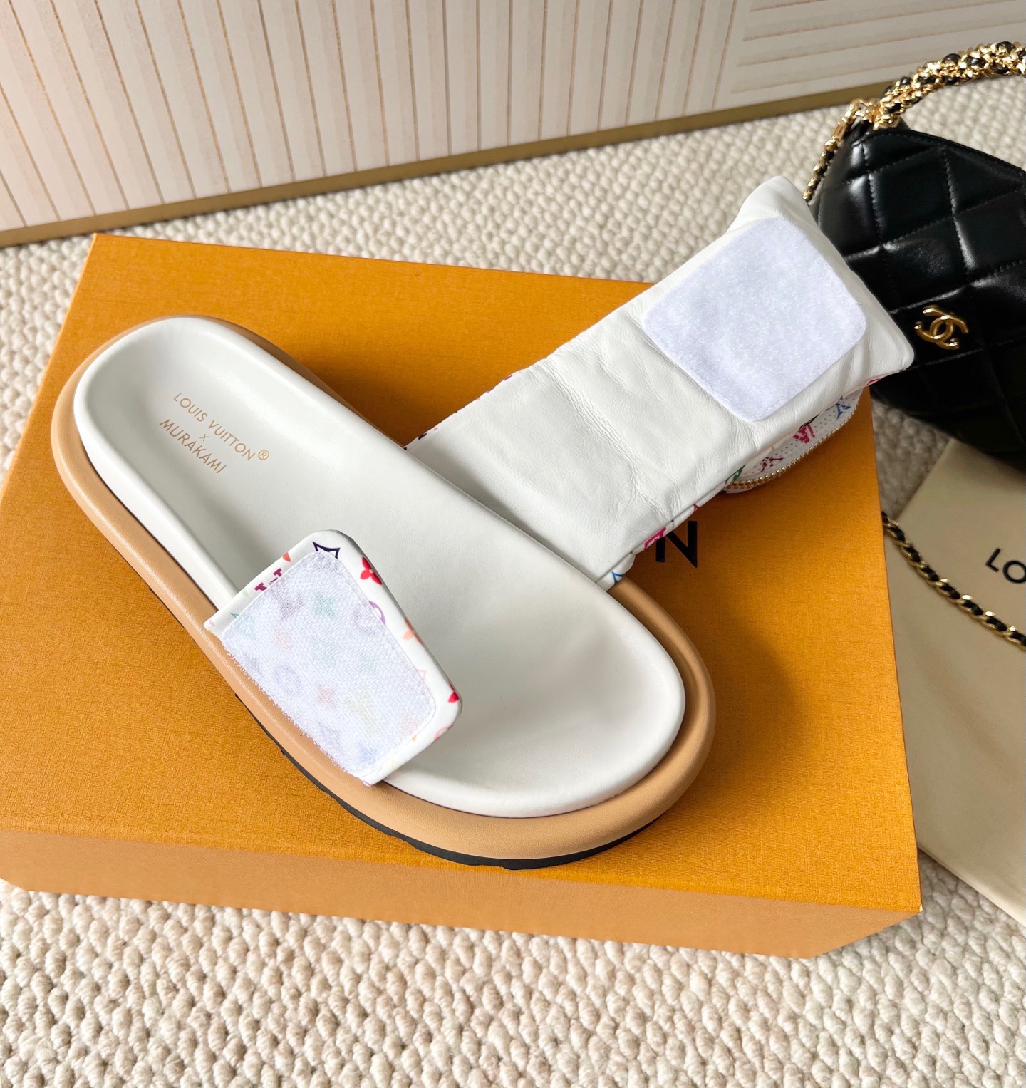 LV x TM Slippers