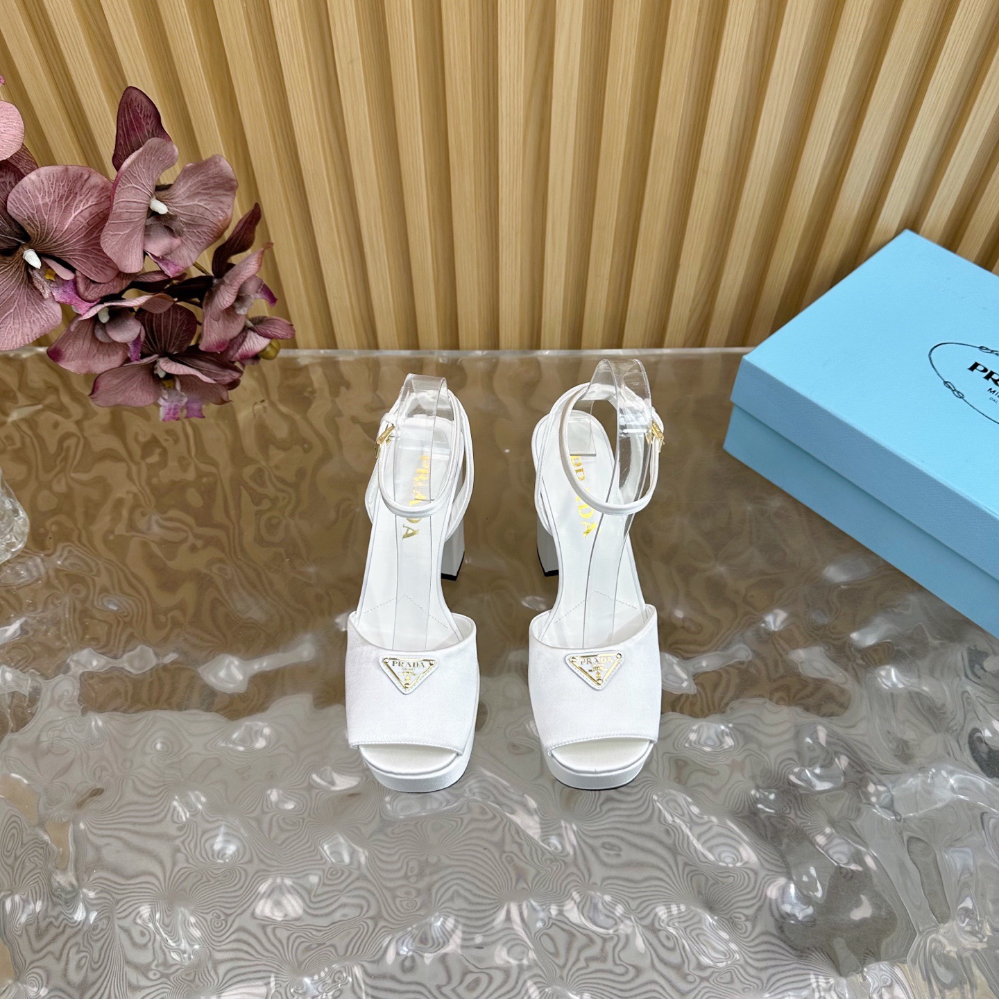 PRADA Platform Heels