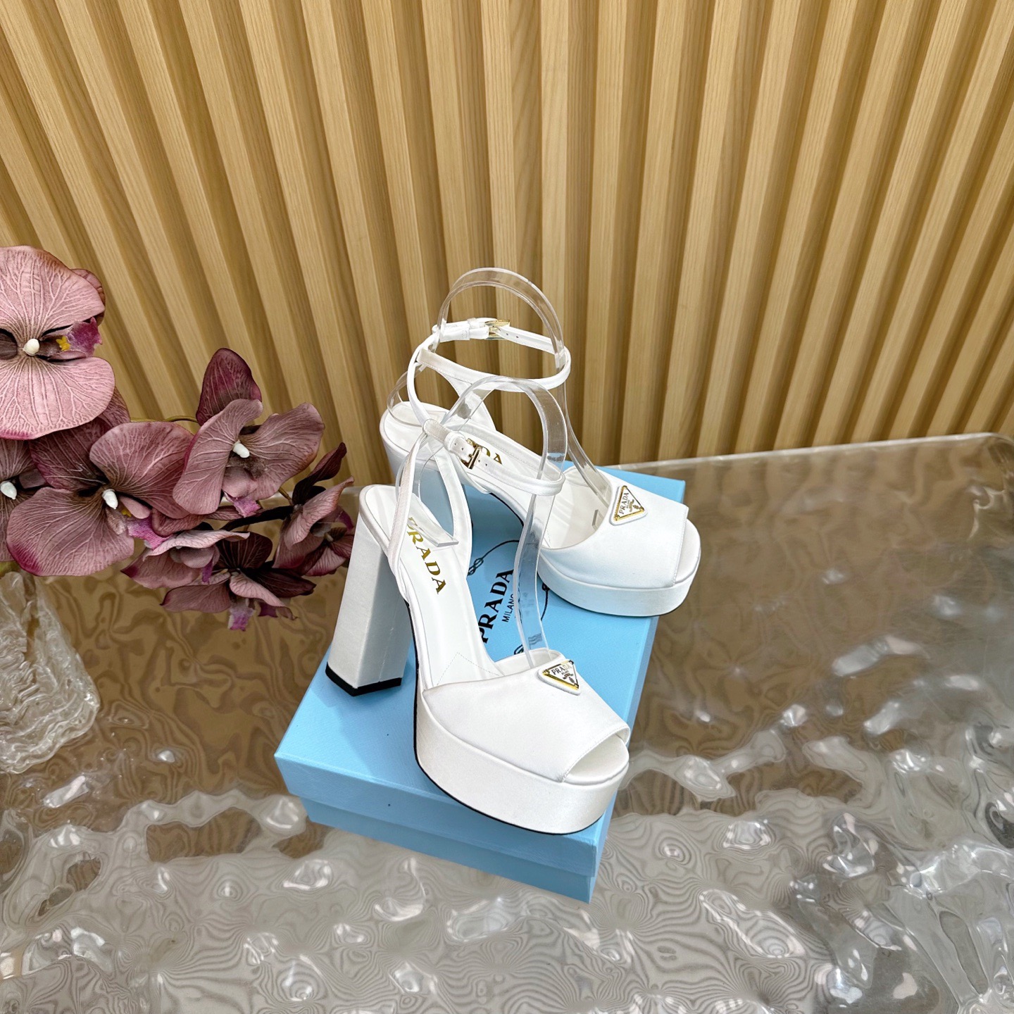 PRADA Platform Heels