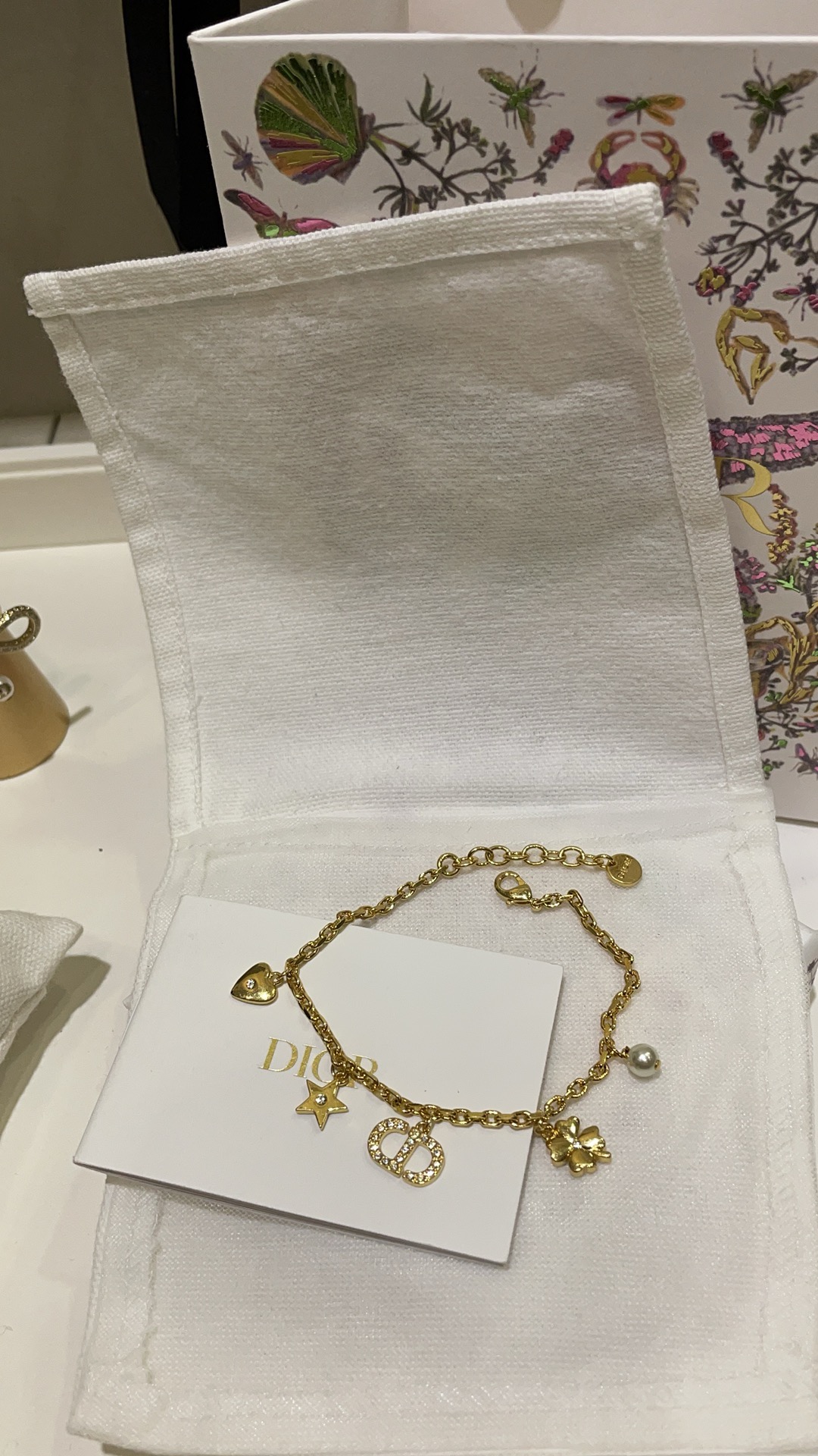 DIOR Petit CD Lucky Charms Bracelet