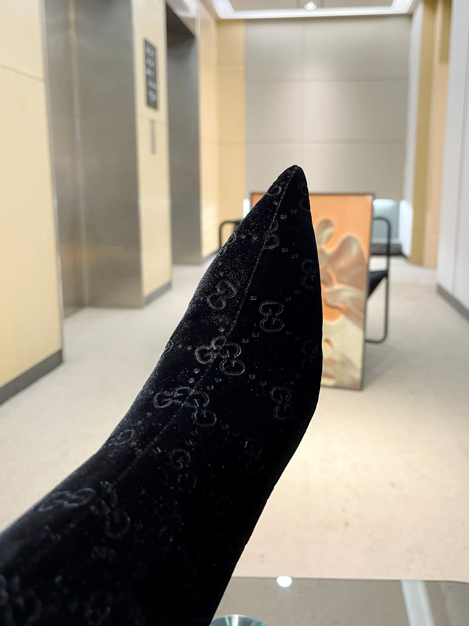 Gucci stretch boots 22 inches