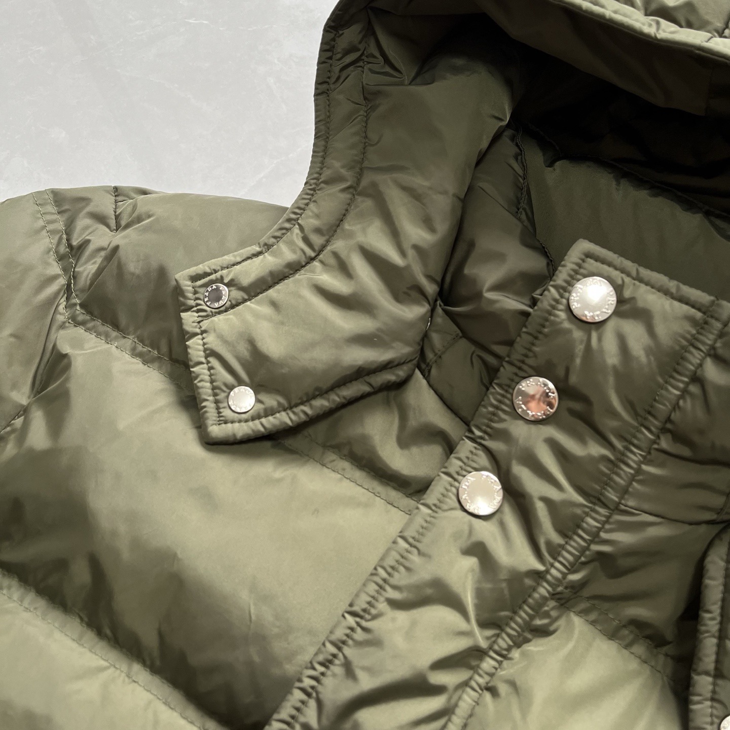 Baseball-style cotton jacket