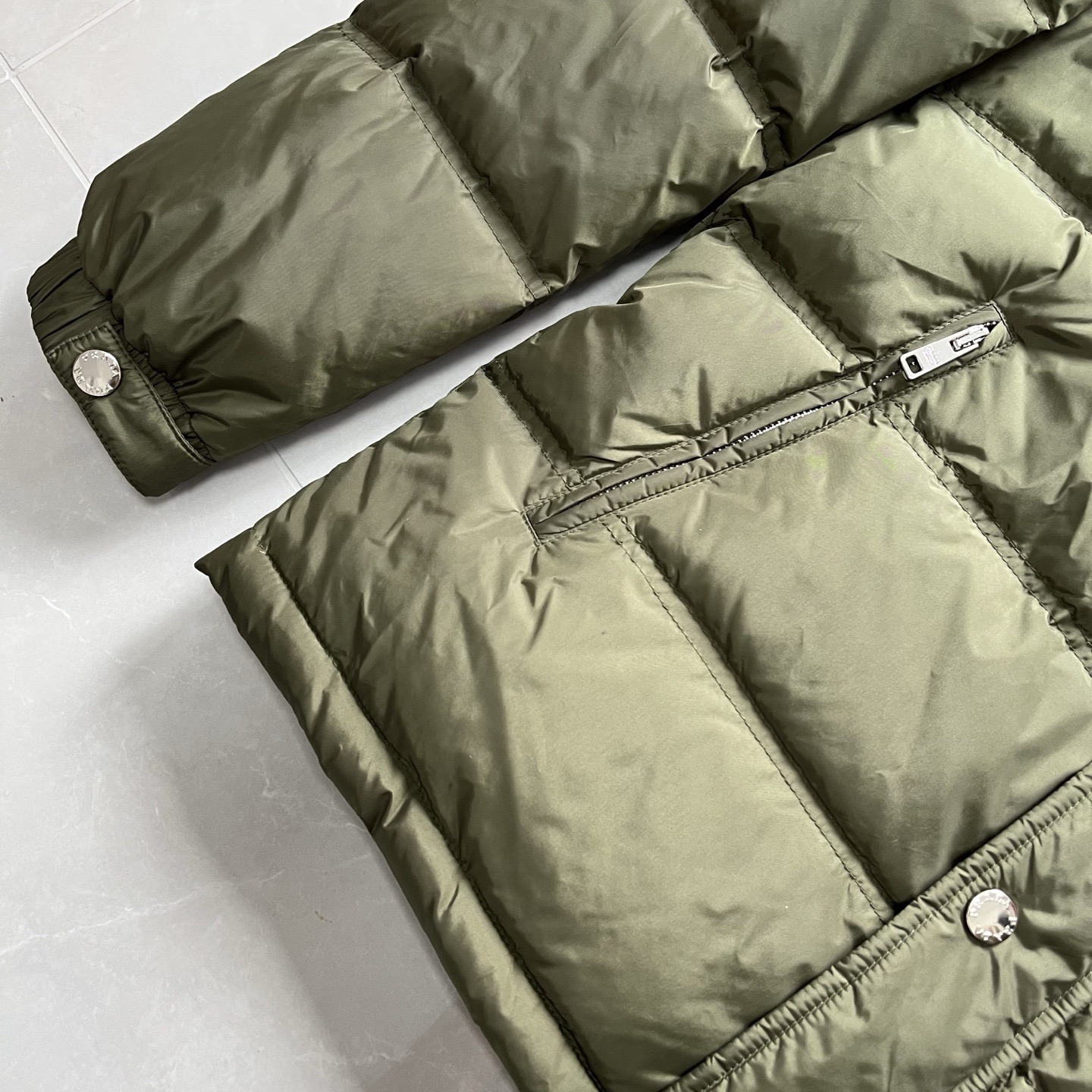 Baseball-style cotton jacket