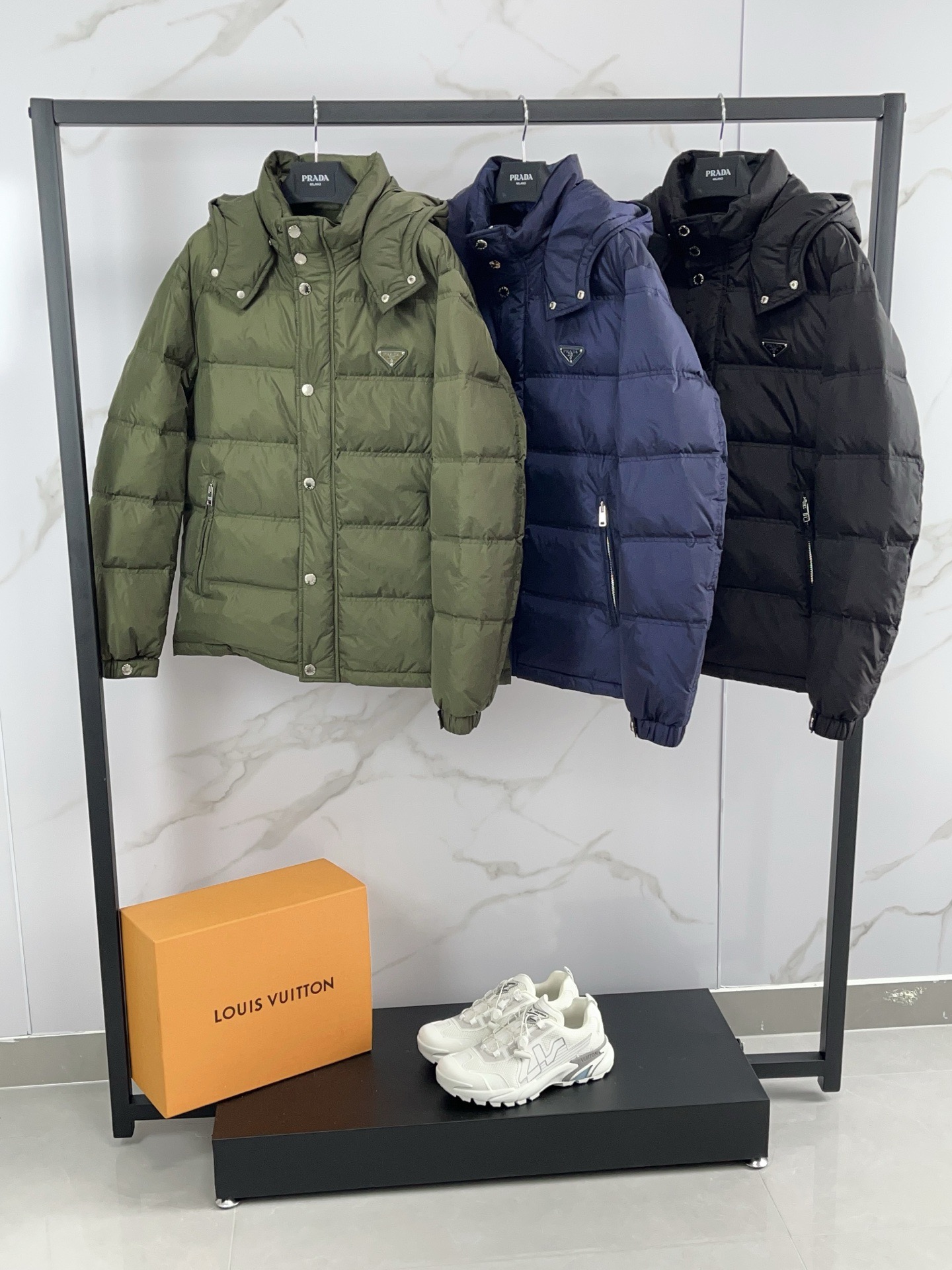 Baseball-style cotton jacket