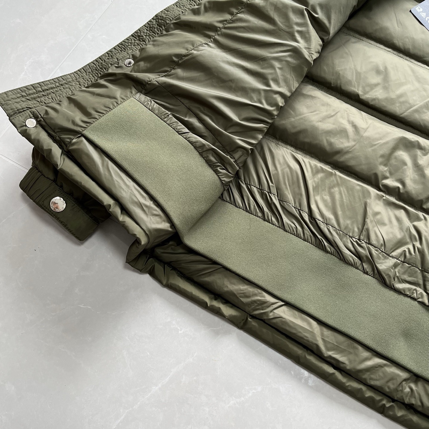 Baseball-style cotton jacket